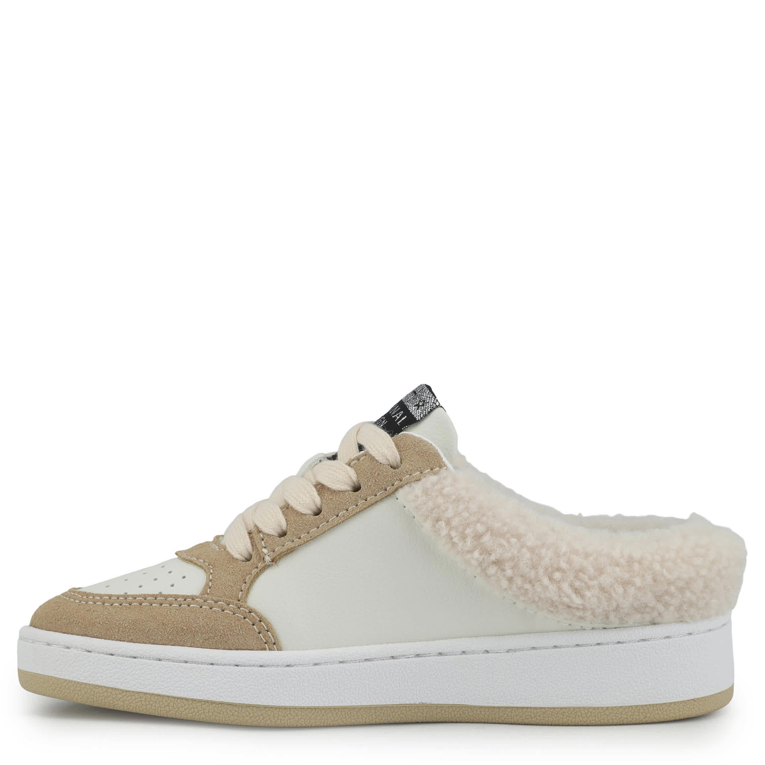 Vintage Havana-GIRLS LITTLE-BIG KID BETTY SLIP ON SNEAKER-WHITE & TAUPE