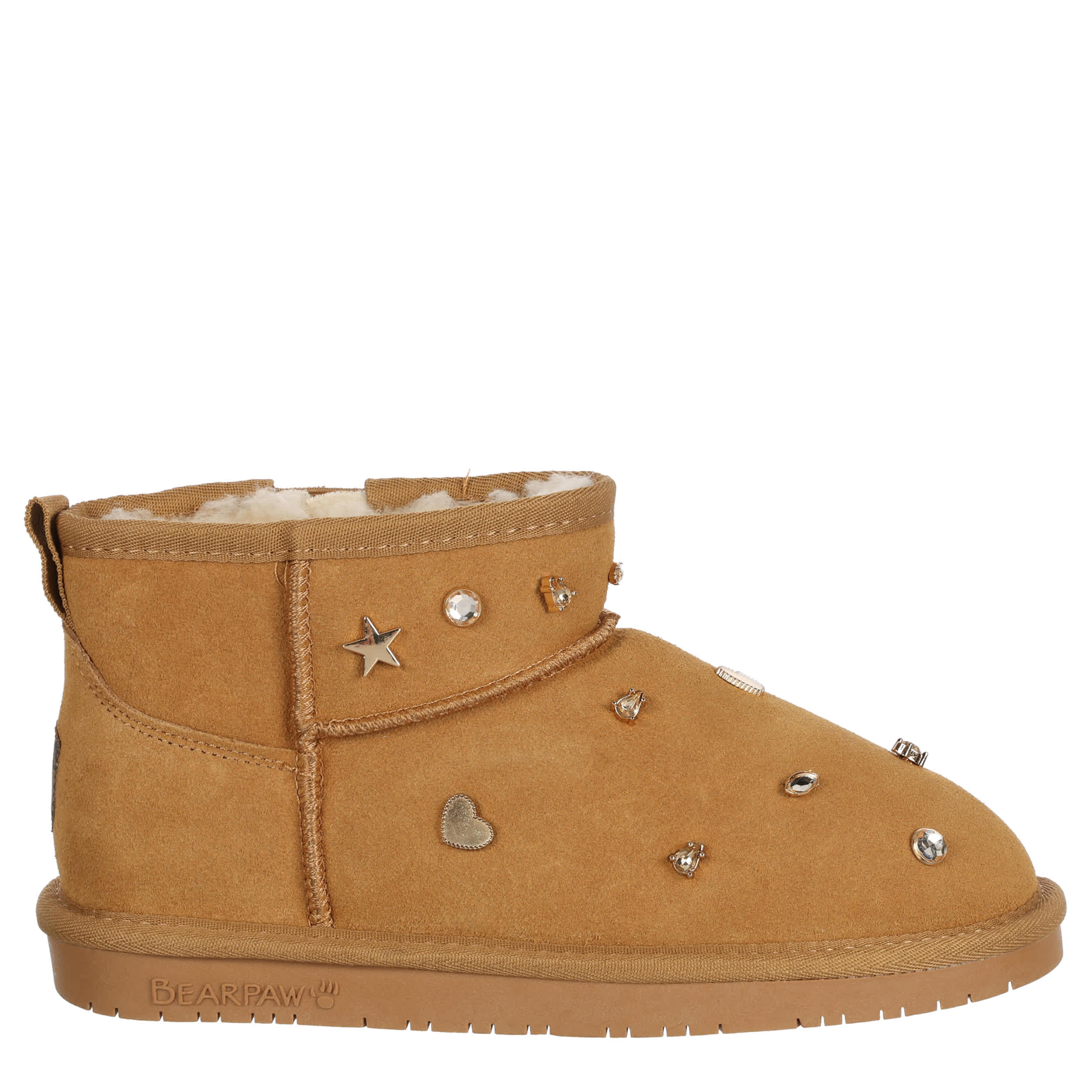 BEARPAW-GIRLS LITTLE-BIG KID KIARA NOVA FUR BOOT-TAN & 