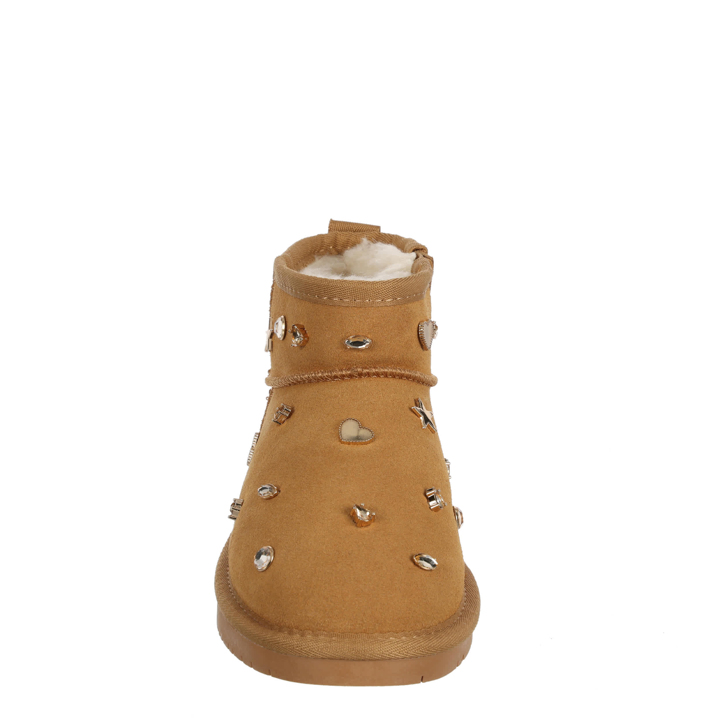 BEARPAW-GIRLS LITTLE-BIG KID KIARA NOVA FUR BOOT-TAN & 