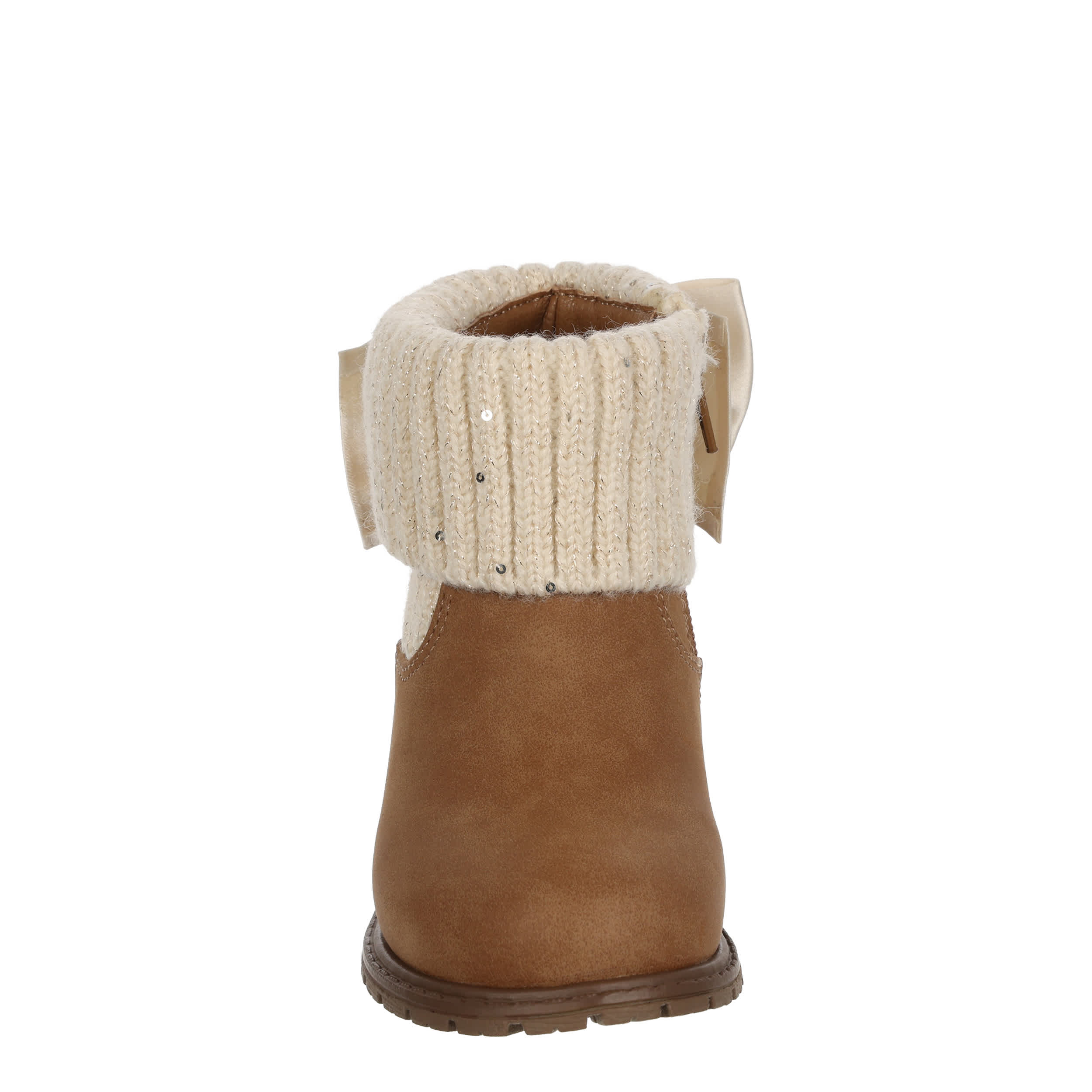 CUPCAKE COUTURE-GIRLS TODDLER-LITTLE KID LIL FAWNLING ANKLE BOOT-TAN & OFF WHITE