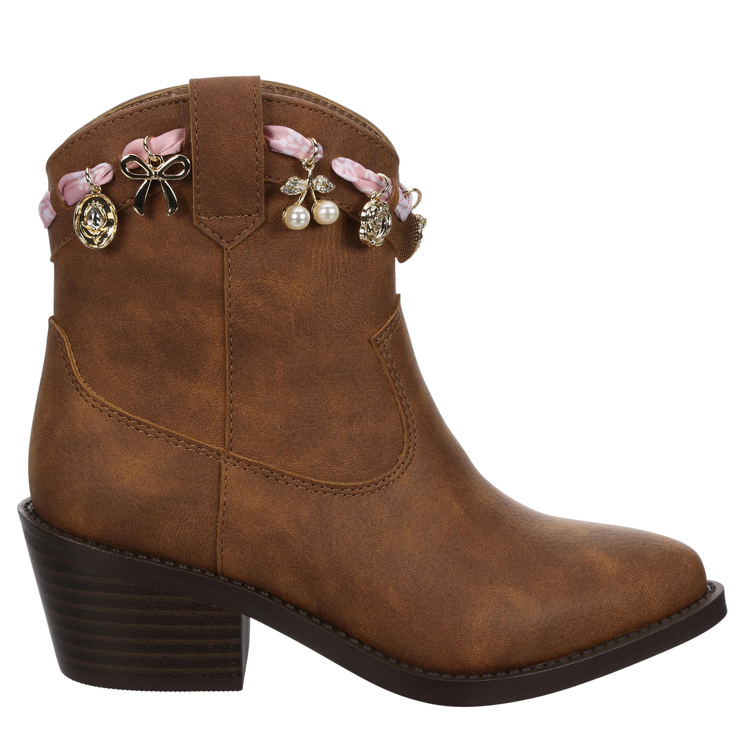 MADDEN GIRL-GIRLS LITTLE-BIG KID JMANOR WESTERN BOOT-TAN & 