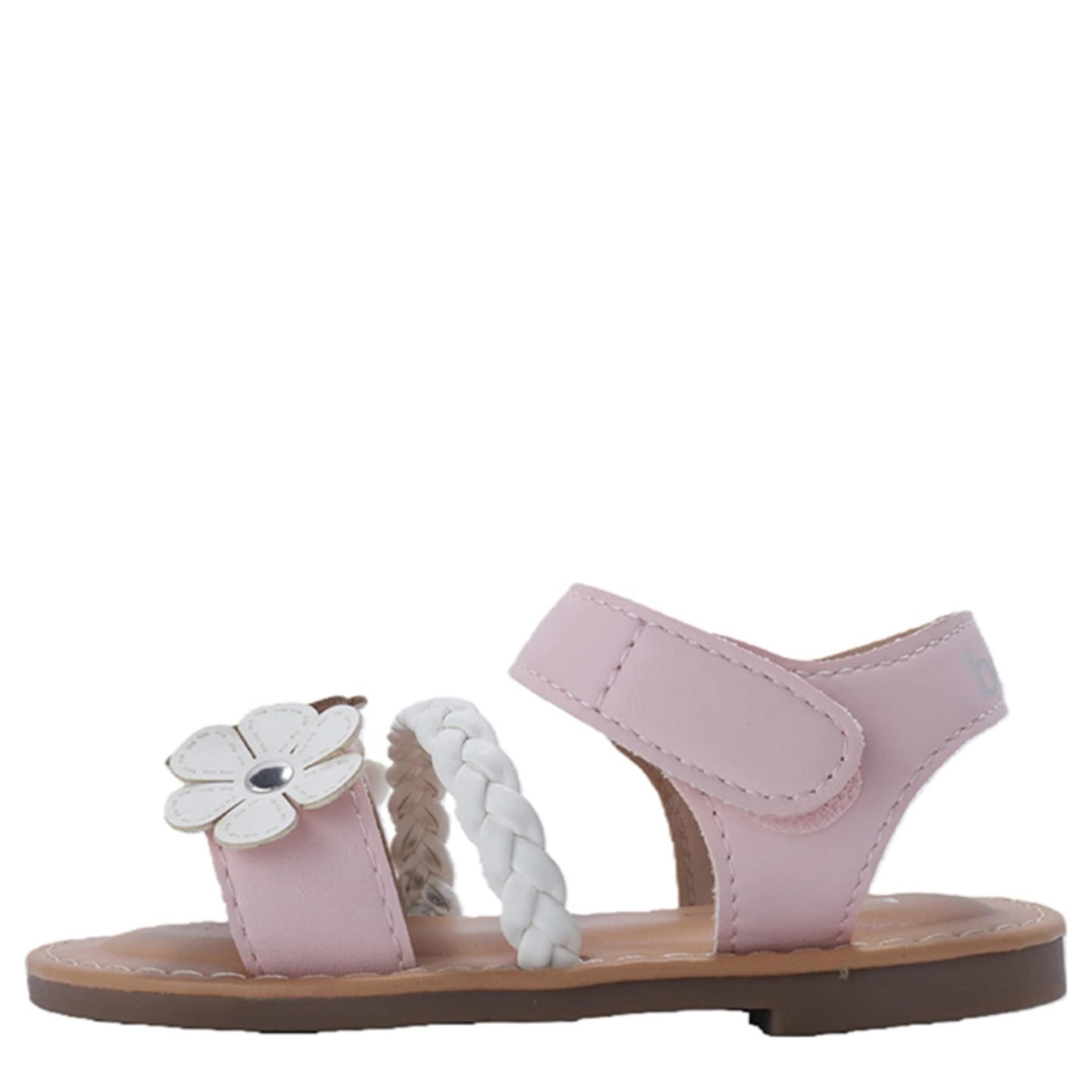 BEBE-GIRLS INFANT-TODDLER FLAT SANDAL-BLUSH & 