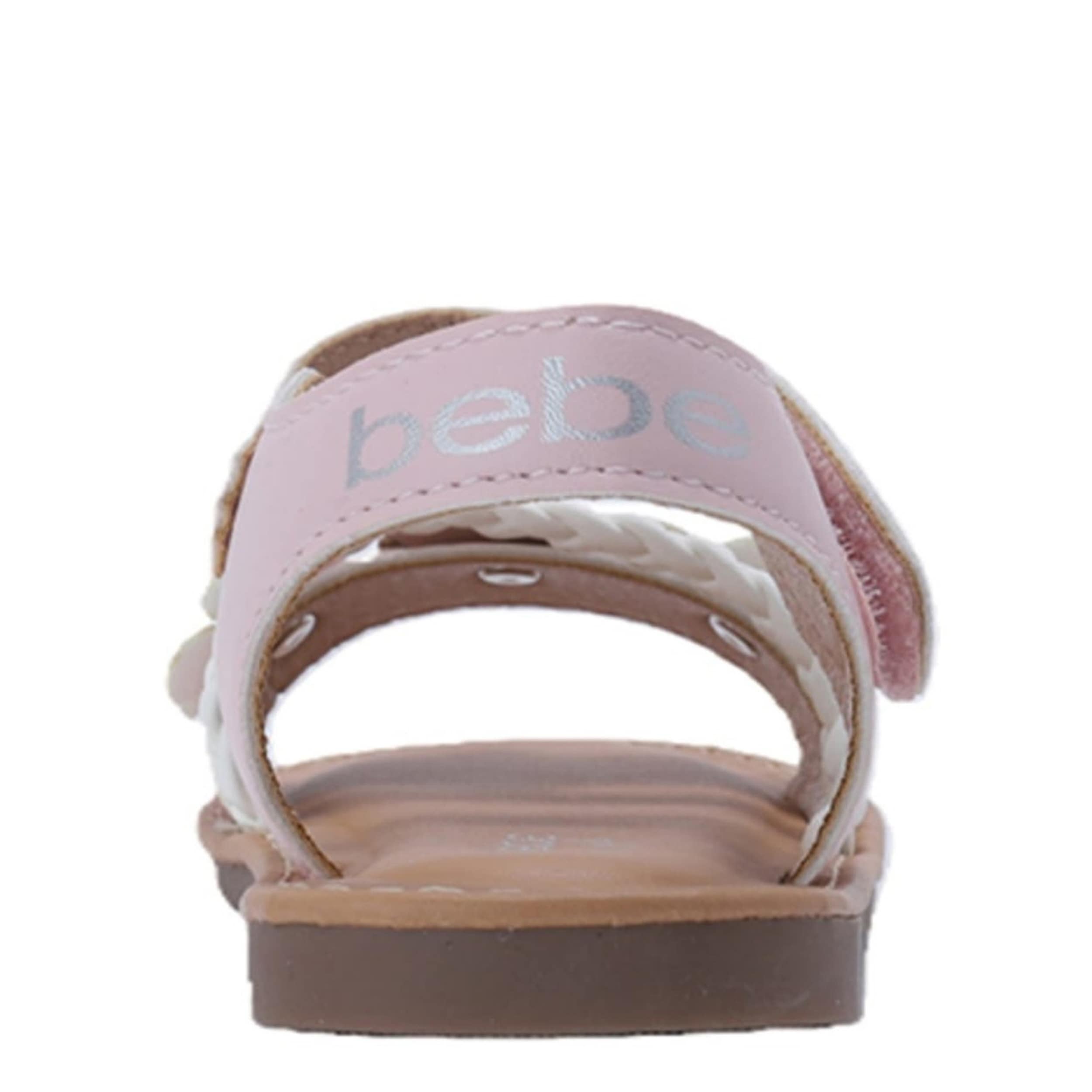 BEBE-GIRLS INFANT-TODDLER FLAT SANDAL-BLUSH & 