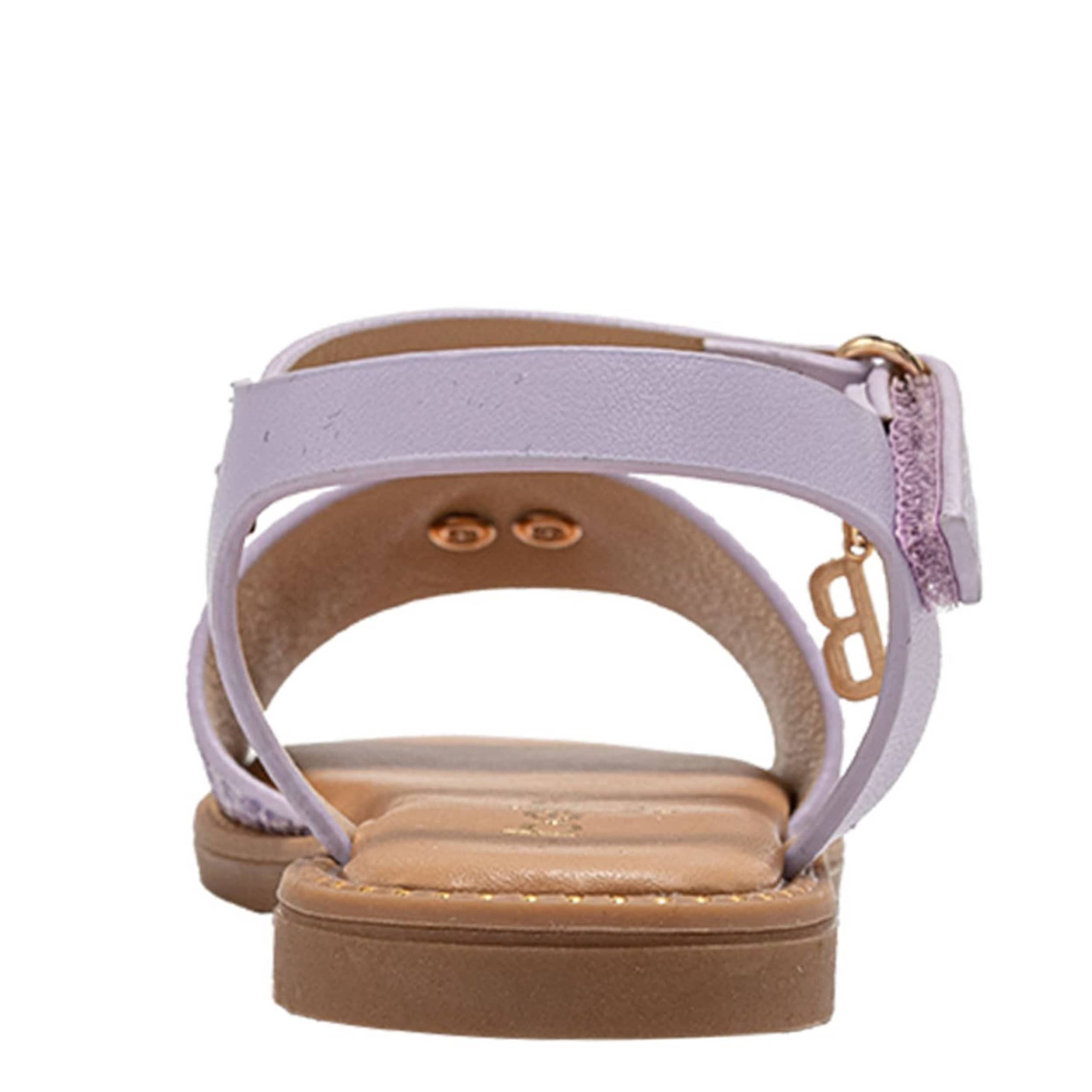 BEBE-GIRLS INFANT-TODDLER FLAT SANDAL-PURPLE & 