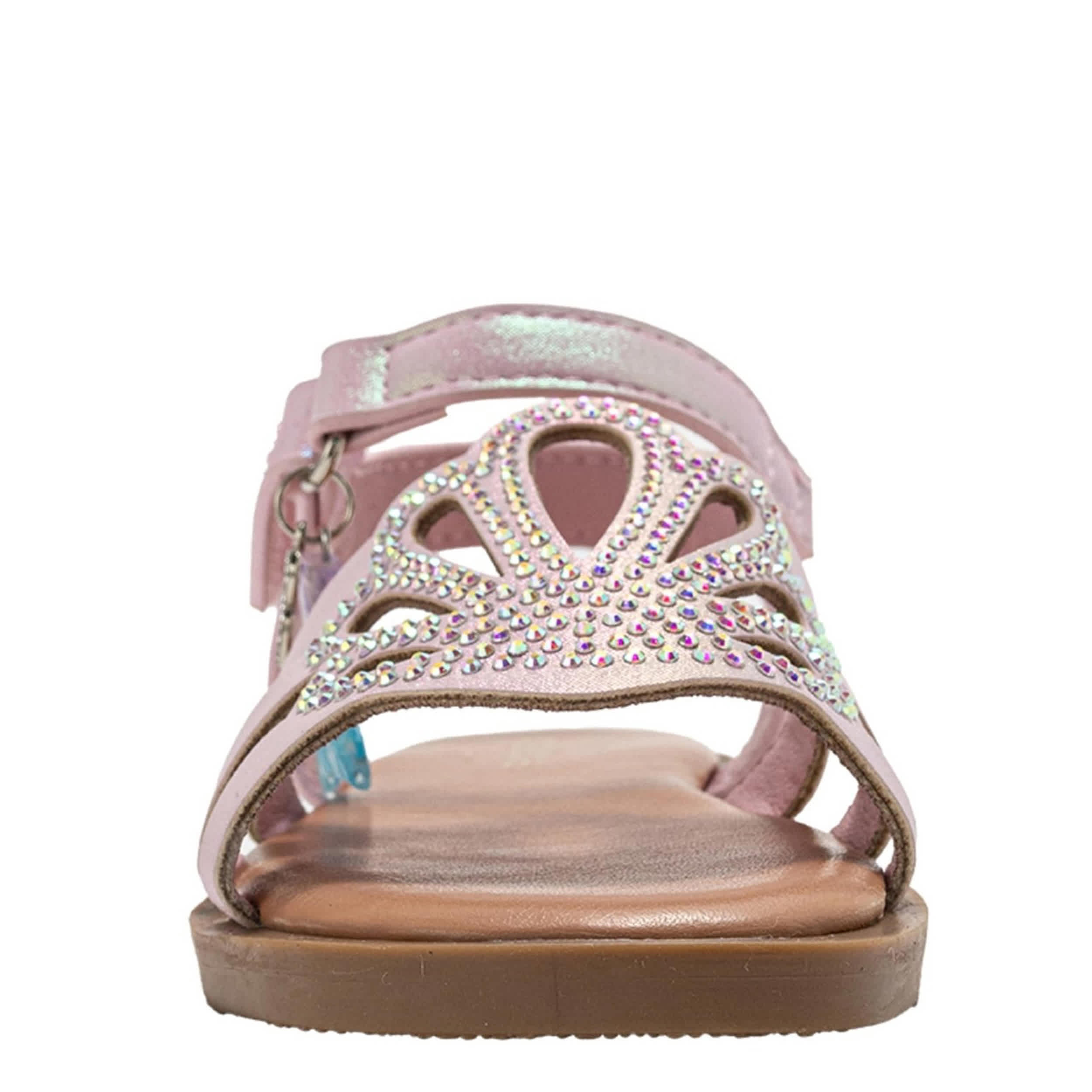 BEBE-GIRLS INFANT-TODDLER FLAT SANDAL-LILAC & 