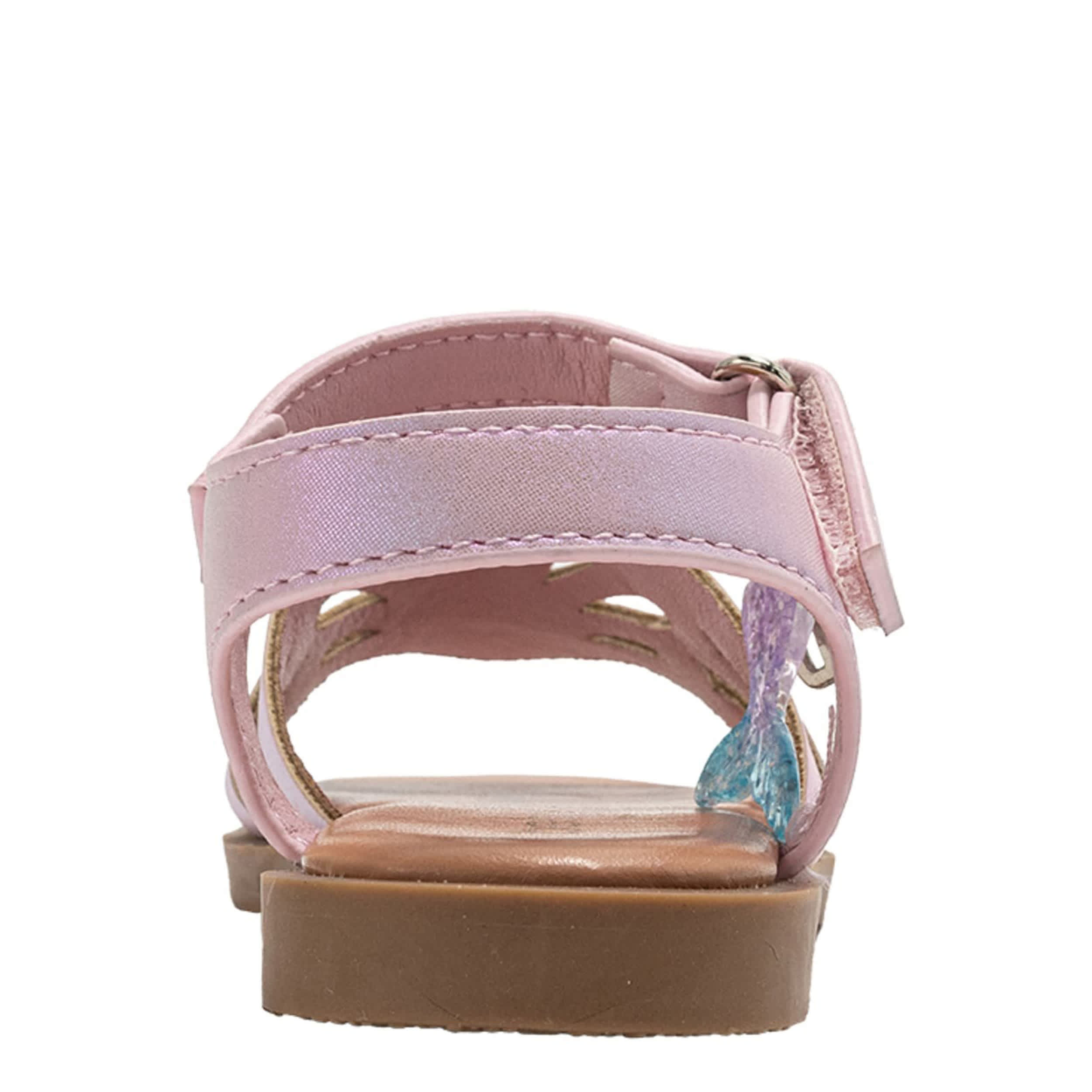 BEBE-GIRLS INFANT-TODDLER FLAT SANDAL-LILAC & 