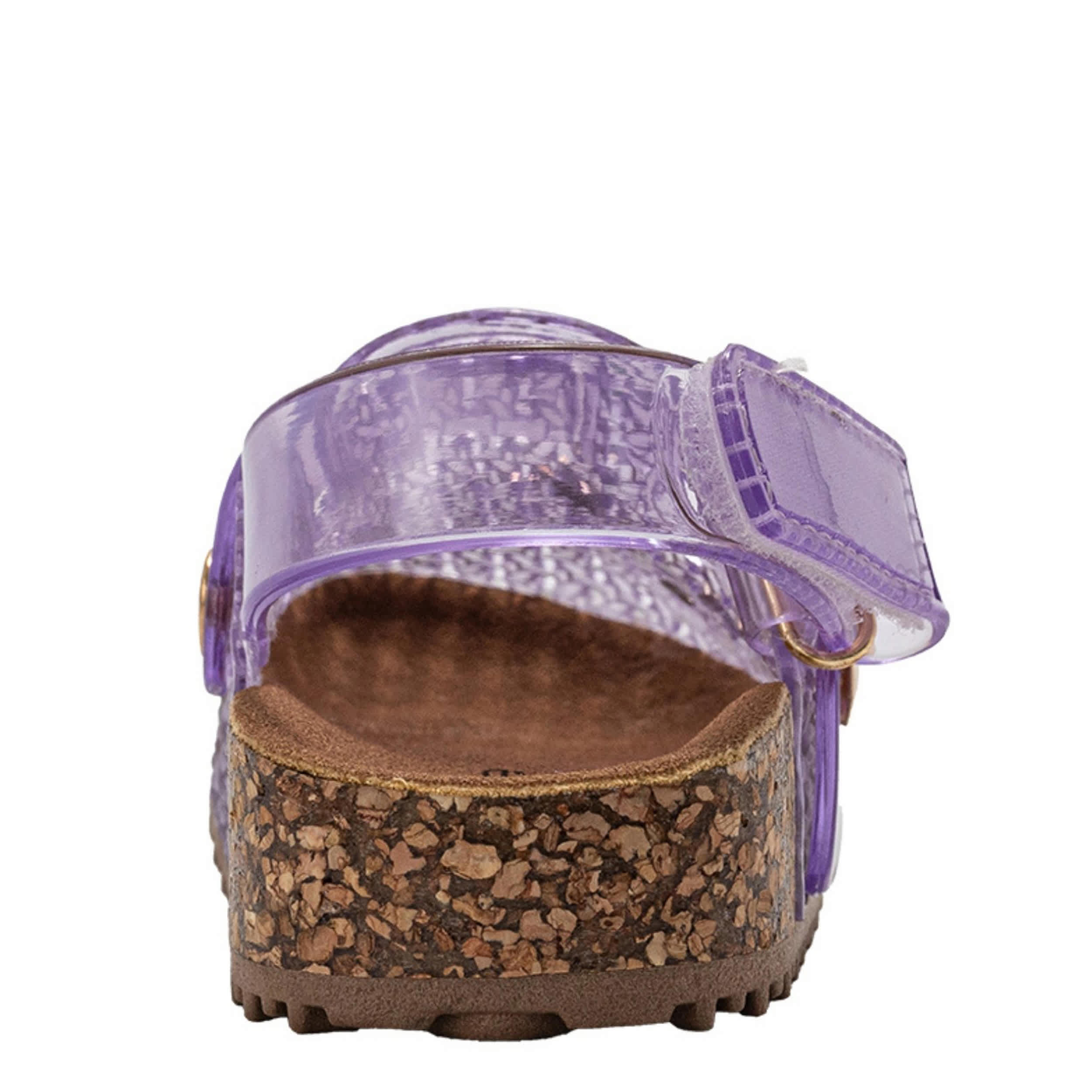 BEBE-GIRLS INFANT-TODDLER JELLY CLOG-PURPLE & 