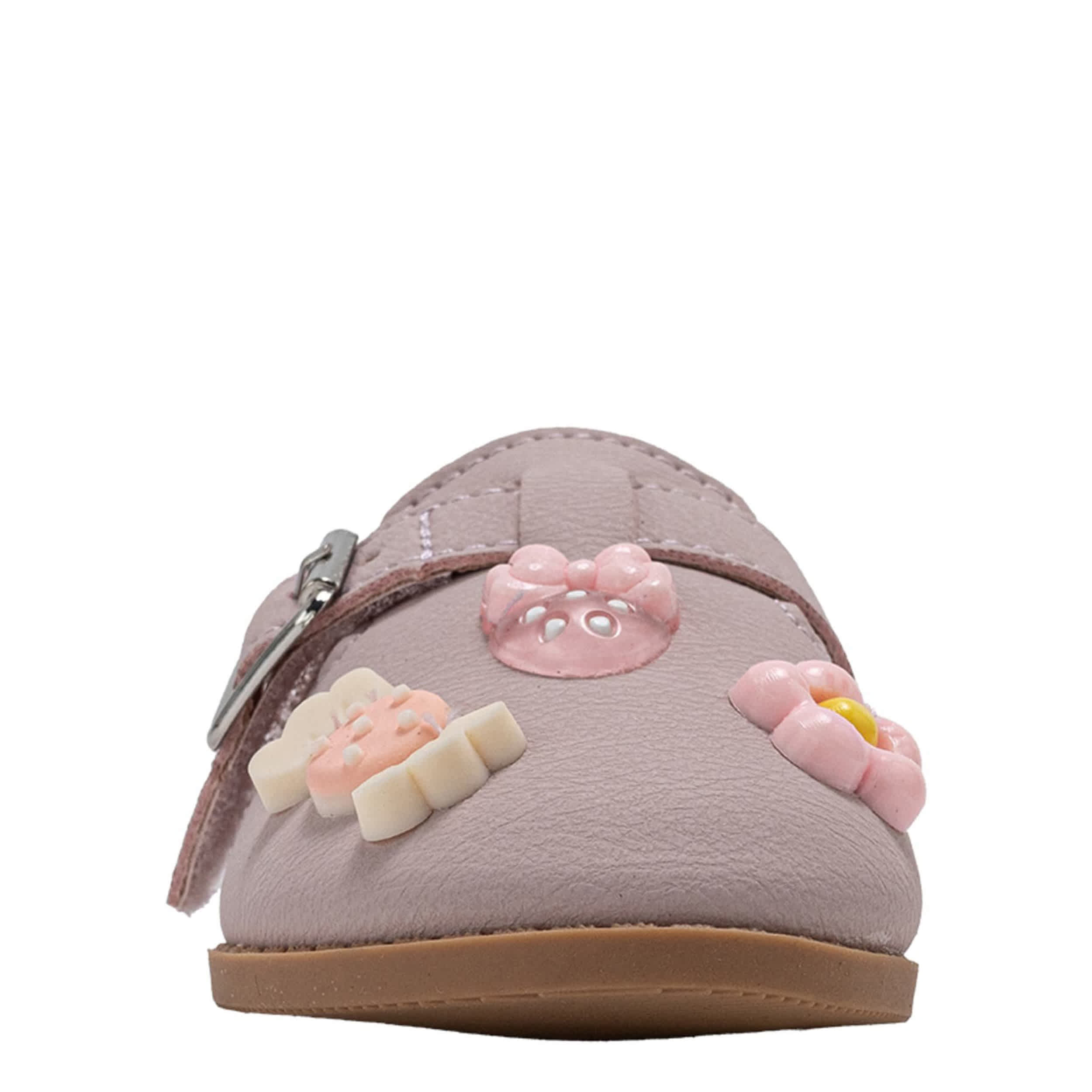 BEBE-GIRLS INFANT-TODDLER MULE SHOE-BLUSH & 