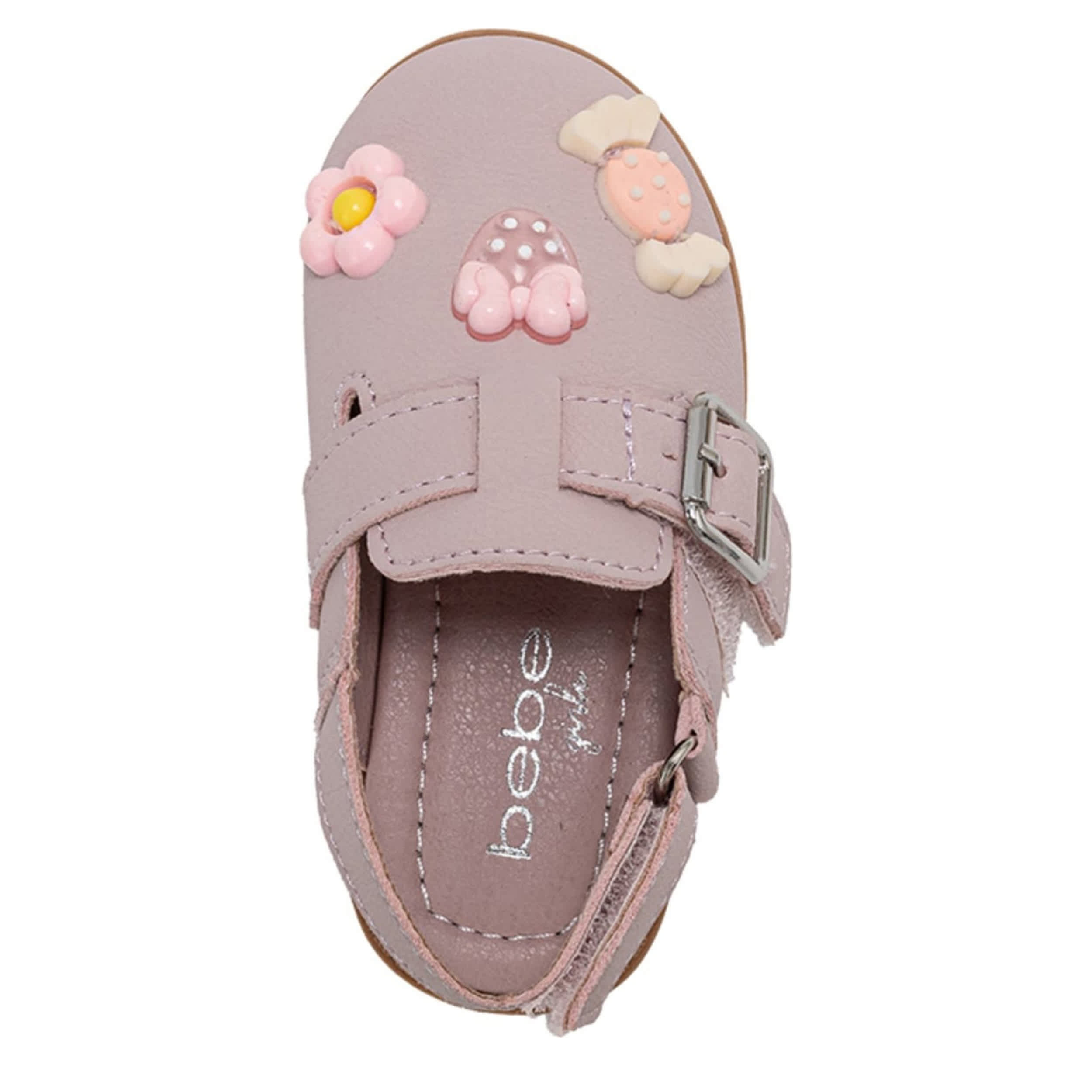BEBE-GIRLS INFANT-TODDLER MULE SHOE-BLUSH & 