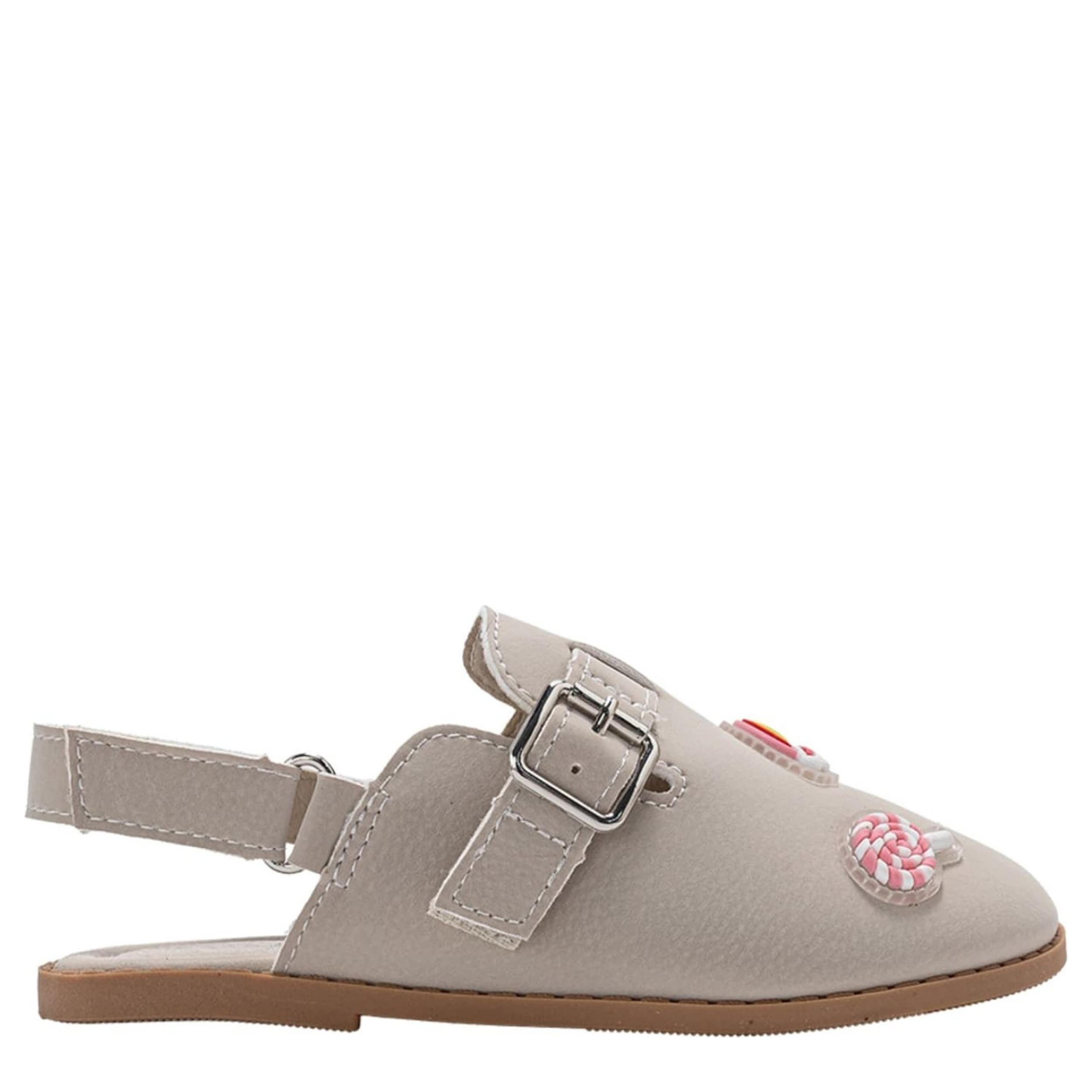 BEBE-GIRLS INFANT-TODDLER MULE SHOE-TAN & 