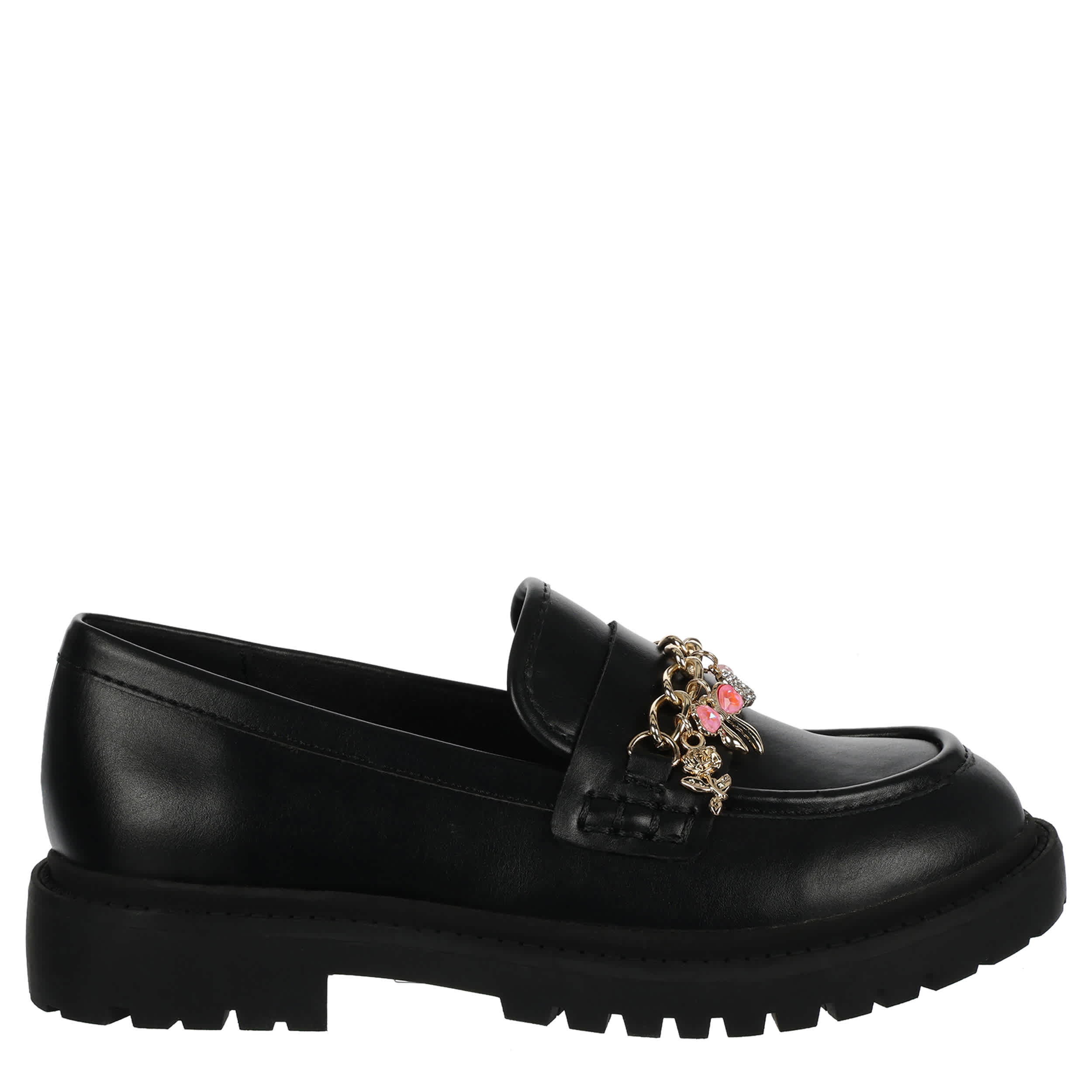 STEVE MADDEN-GIRLS LITTLE-BIG KID JGADGET DRESS SHOE-BLACK & 