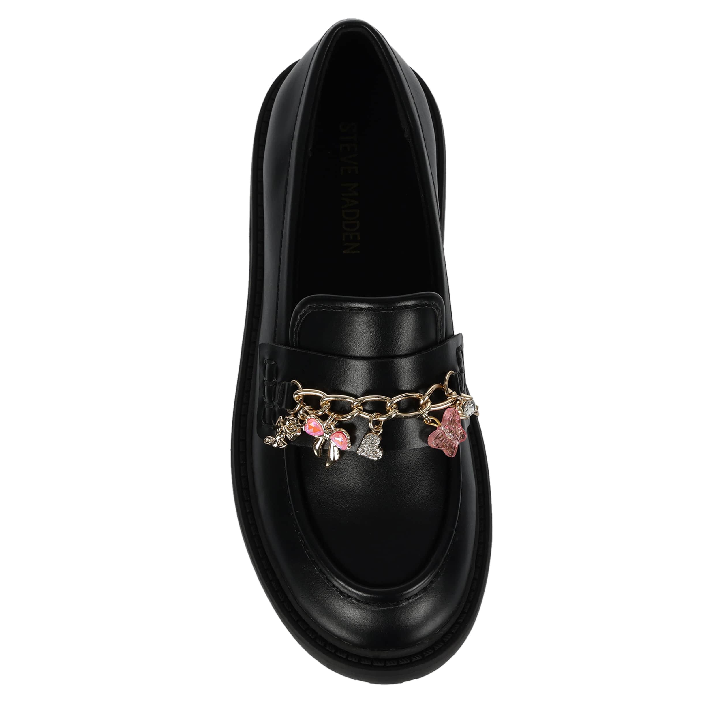STEVE MADDEN-GIRLS LITTLE-BIG KID JGADGET DRESS SHOE-BLACK & 
