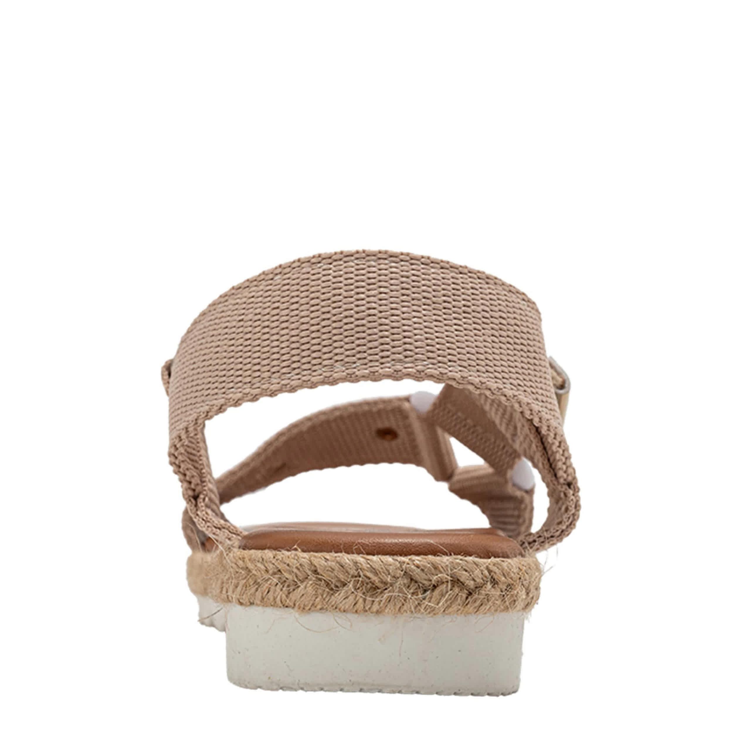 BEBE-GIRLS LITTLE-BIG KID FLAT SANDAL-TAN & 