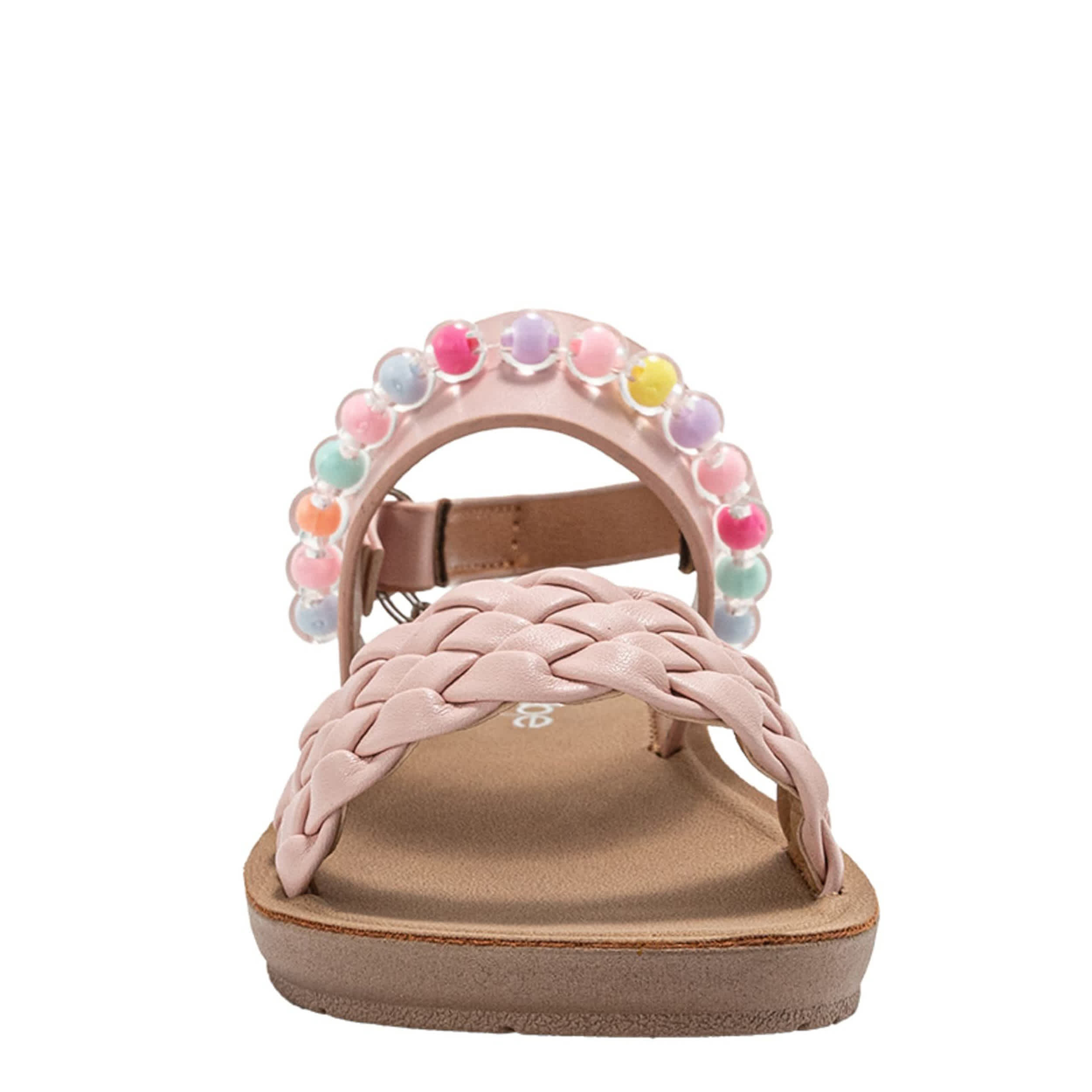 BEBE-GIRLS INFANT-TODDLER FLAT SANDAL-BLUSH & 