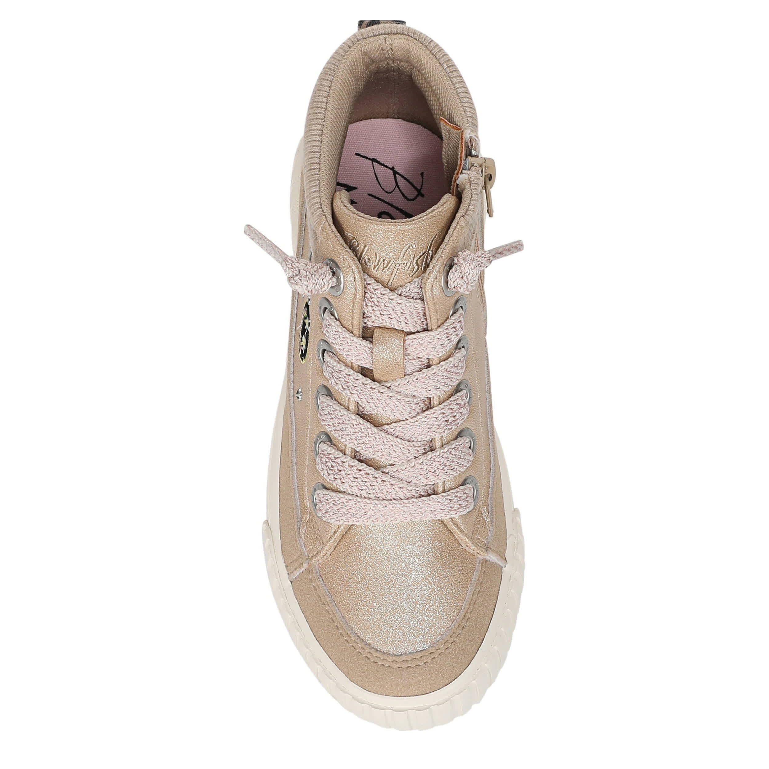 BLOWFISH MALIBU-GIRLS LITTLE-BIG KID WANDER UP SNEAKER-TAN & 