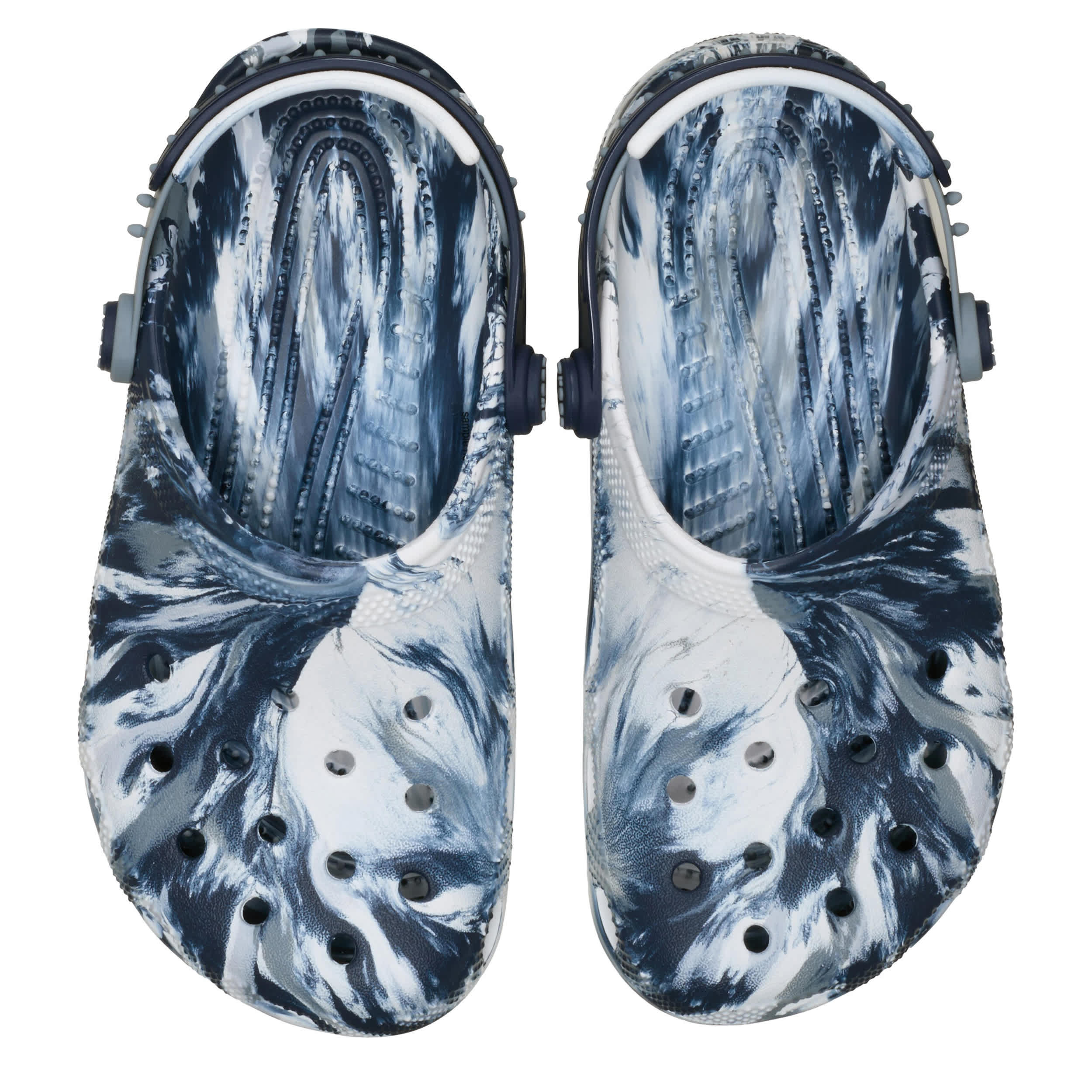 CROCS-BOYS LITTLE-BIG KID CLASSIC MARBLE CLOG-NAVY & 