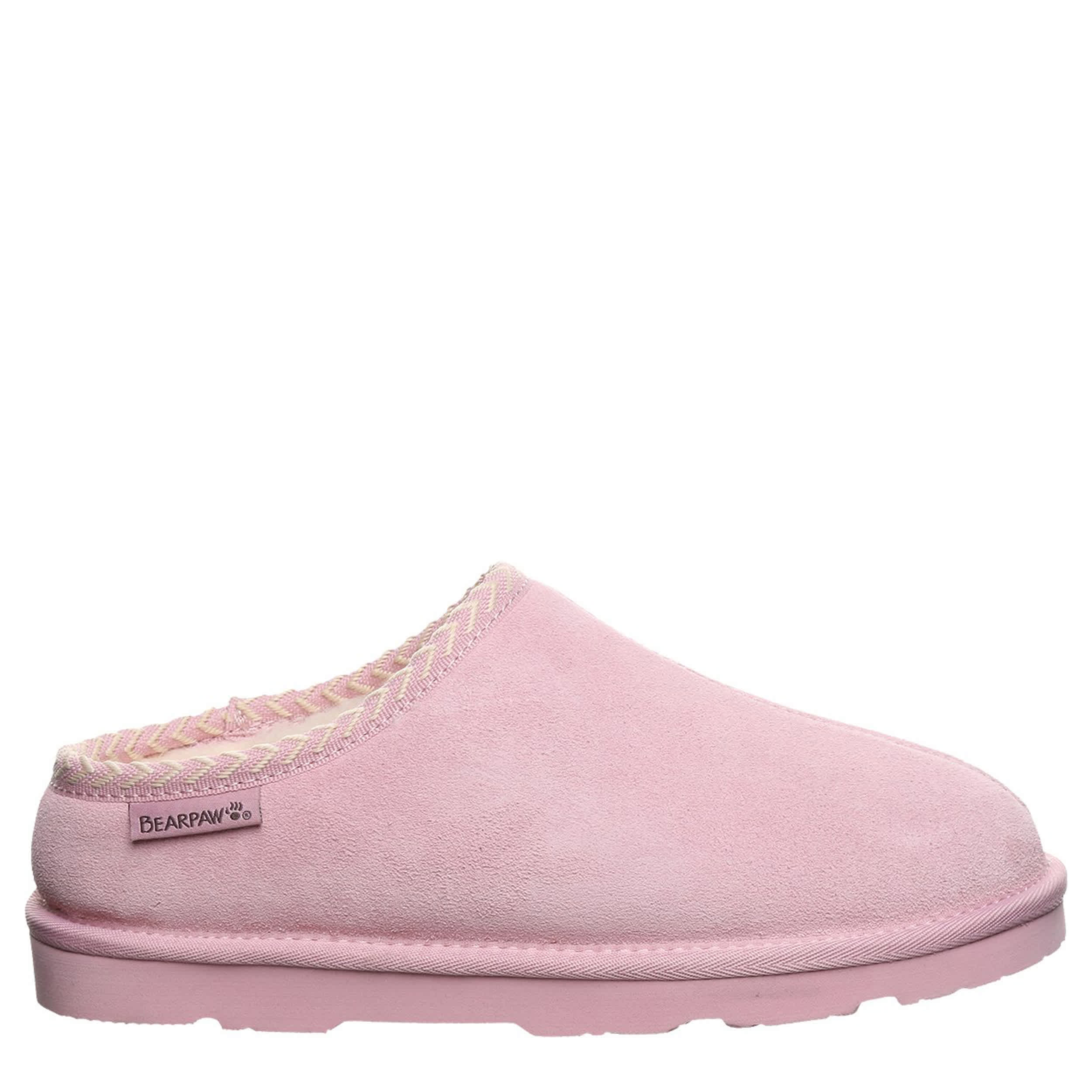 BEARPAW-WOMENS TABITHA SLIPPER-PINK & 