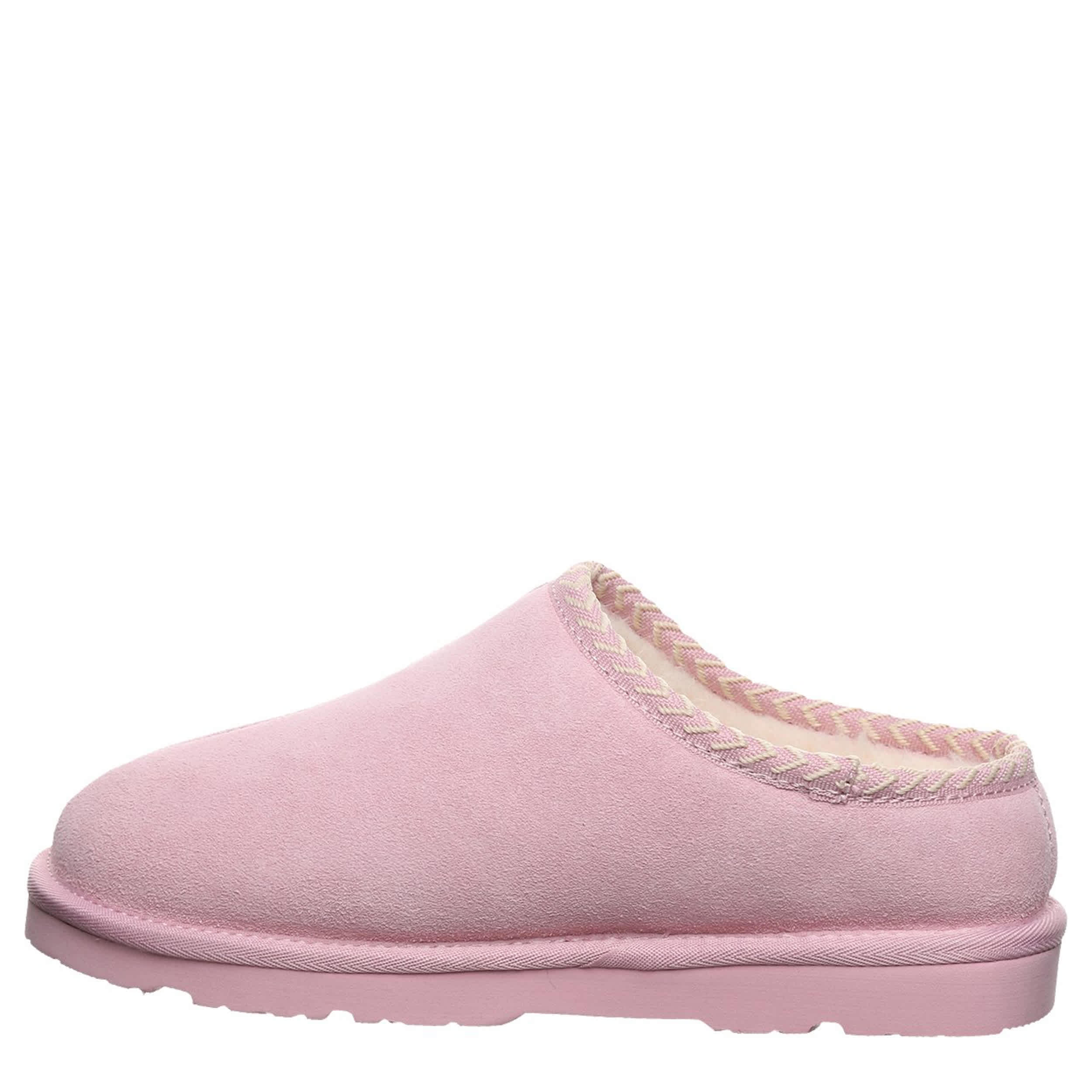 BEARPAW-WOMENS TABITHA SLIPPER-PINK & 