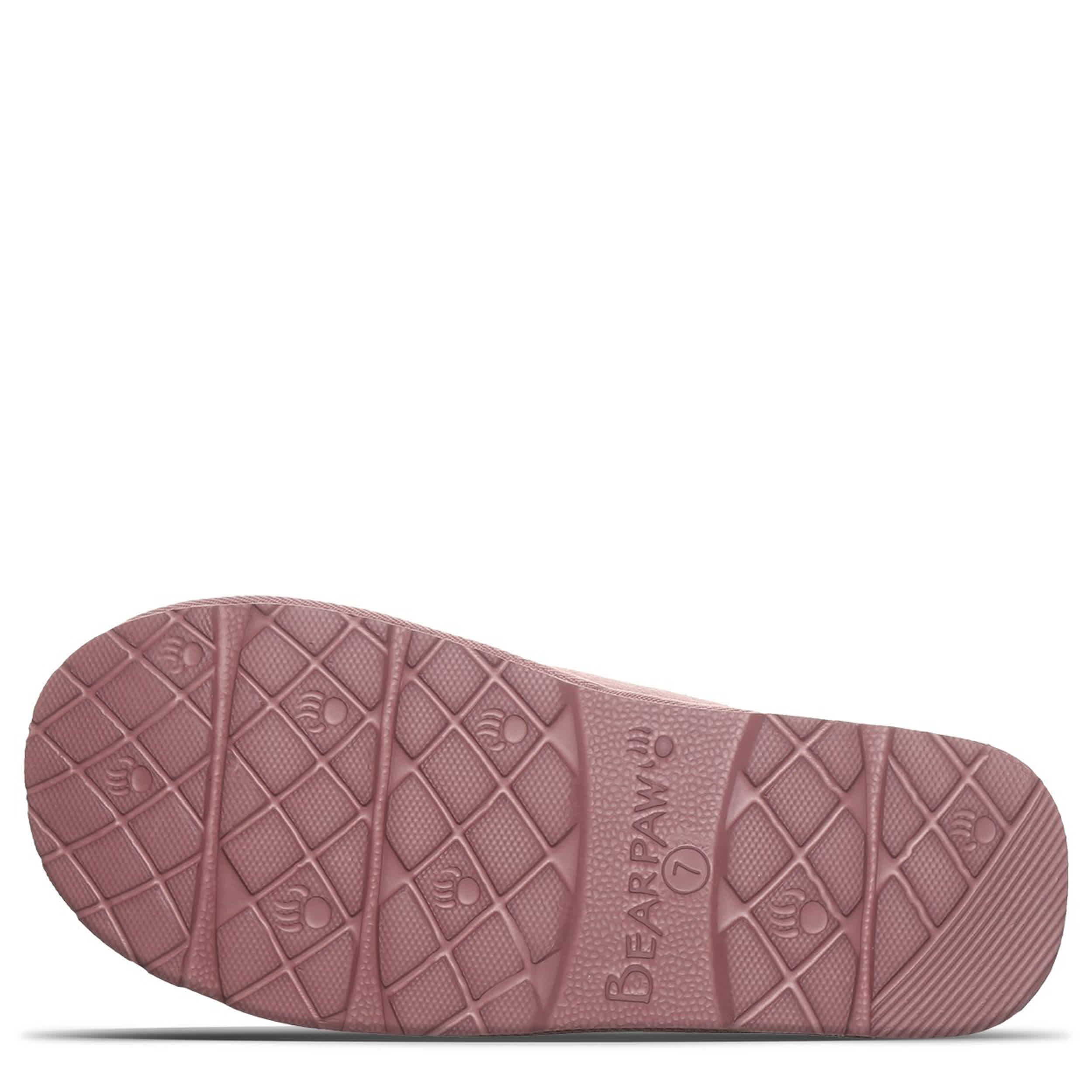 BEARPAW-WOMENS TABITHA SLIPPER-PALE PINK & 