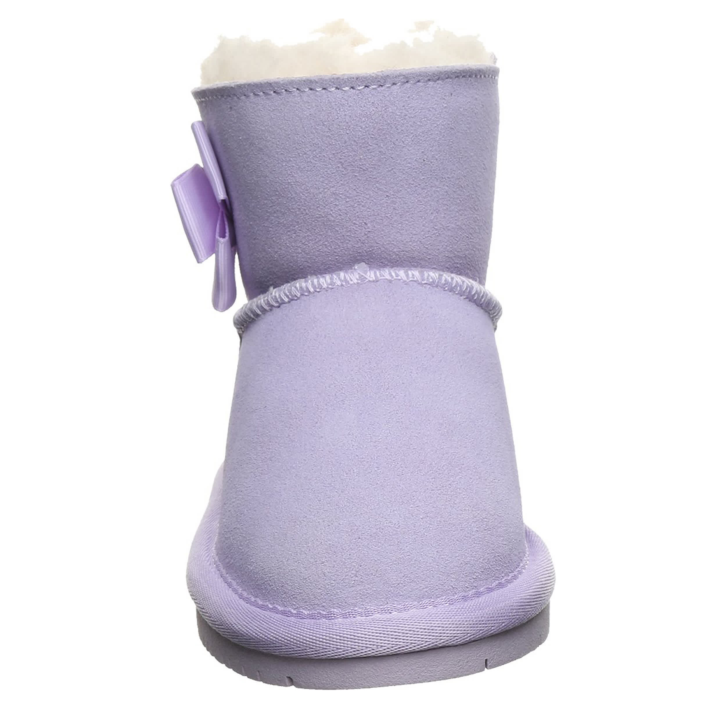 BEARPAW-GIRLS TODDLER-LITTLE KID SAIGE FUR BOOT-PURPLE & 