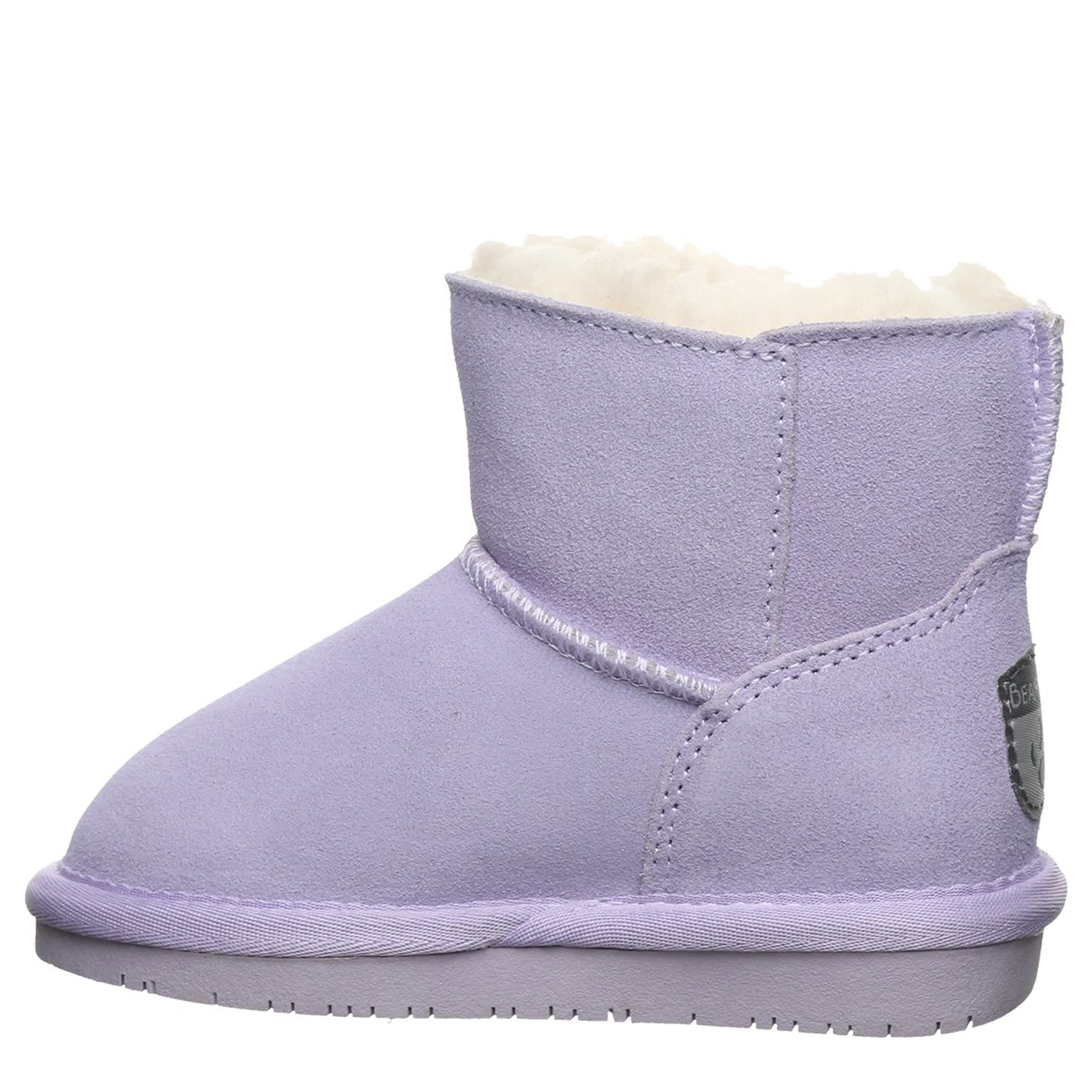 BEARPAW-GIRLS TODDLER-LITTLE KID SAIGE FUR BOOT-PURPLE & 