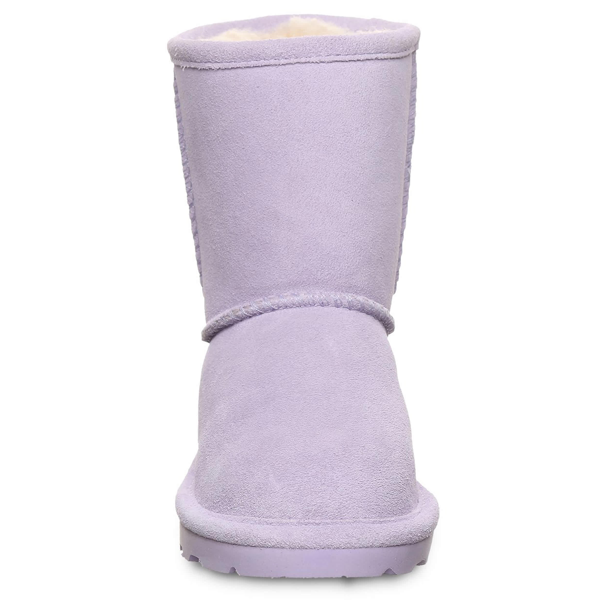 BEARPAW-GIRLS LITTLE-BIG KID ELLE YOUTH FUR BOOT-PURPLE & 