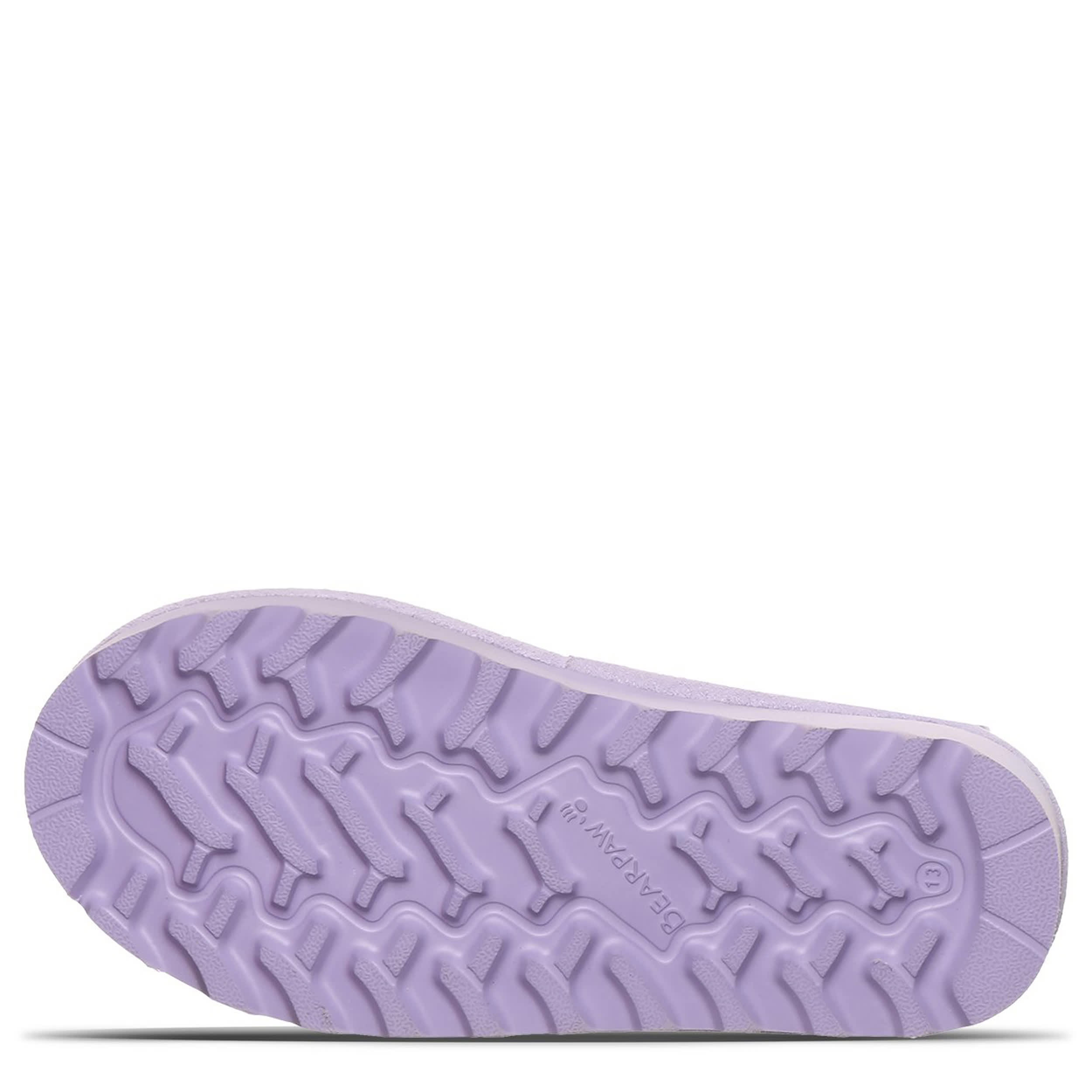 BEARPAW-GIRLS LITTLE-BIG KID ELLE YOUTH FUR BOOT-PURPLE & 