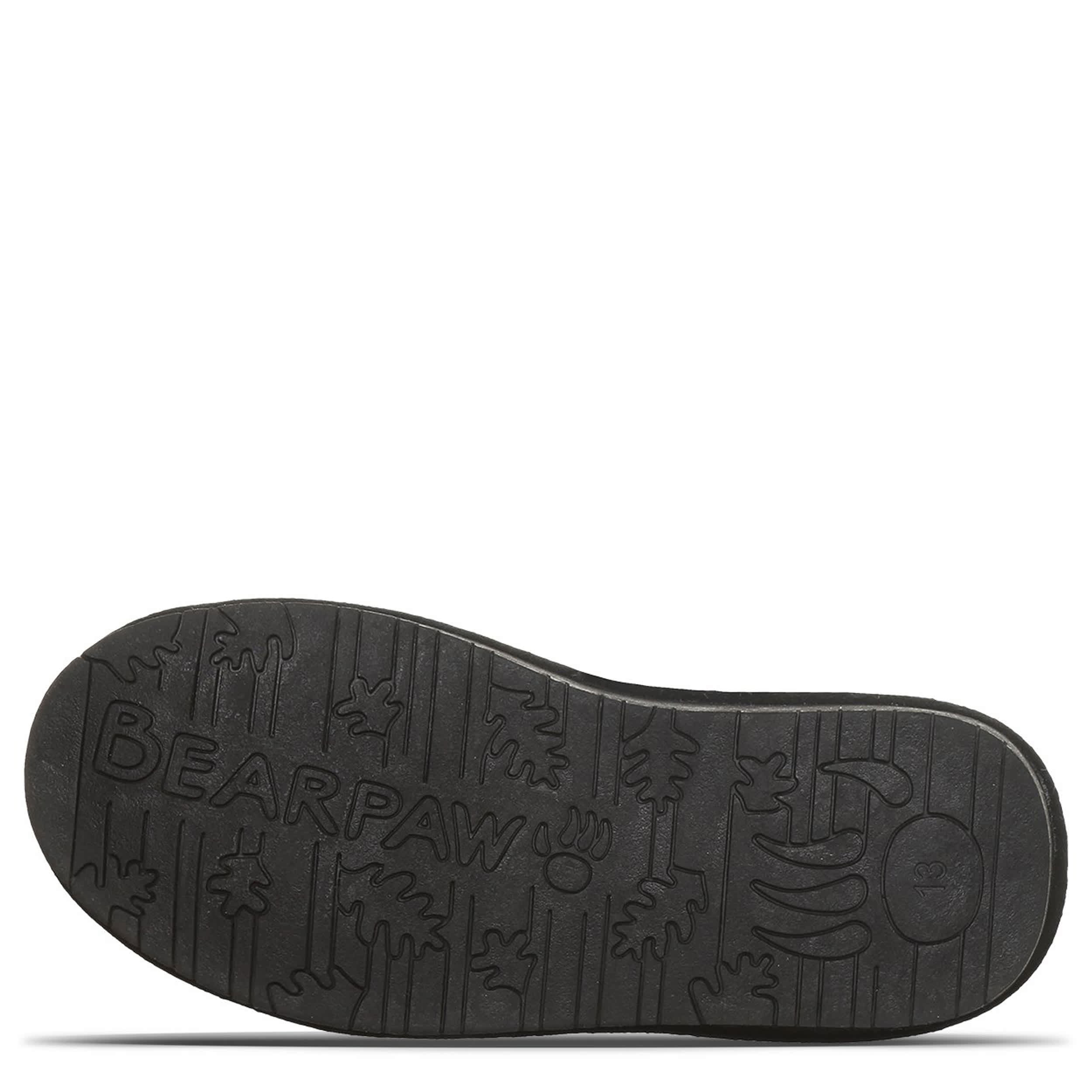 BEARPAW-GIRLS LITTLE-BIG KID SAIGE YOUTH FUR BOOT-BLACK & 