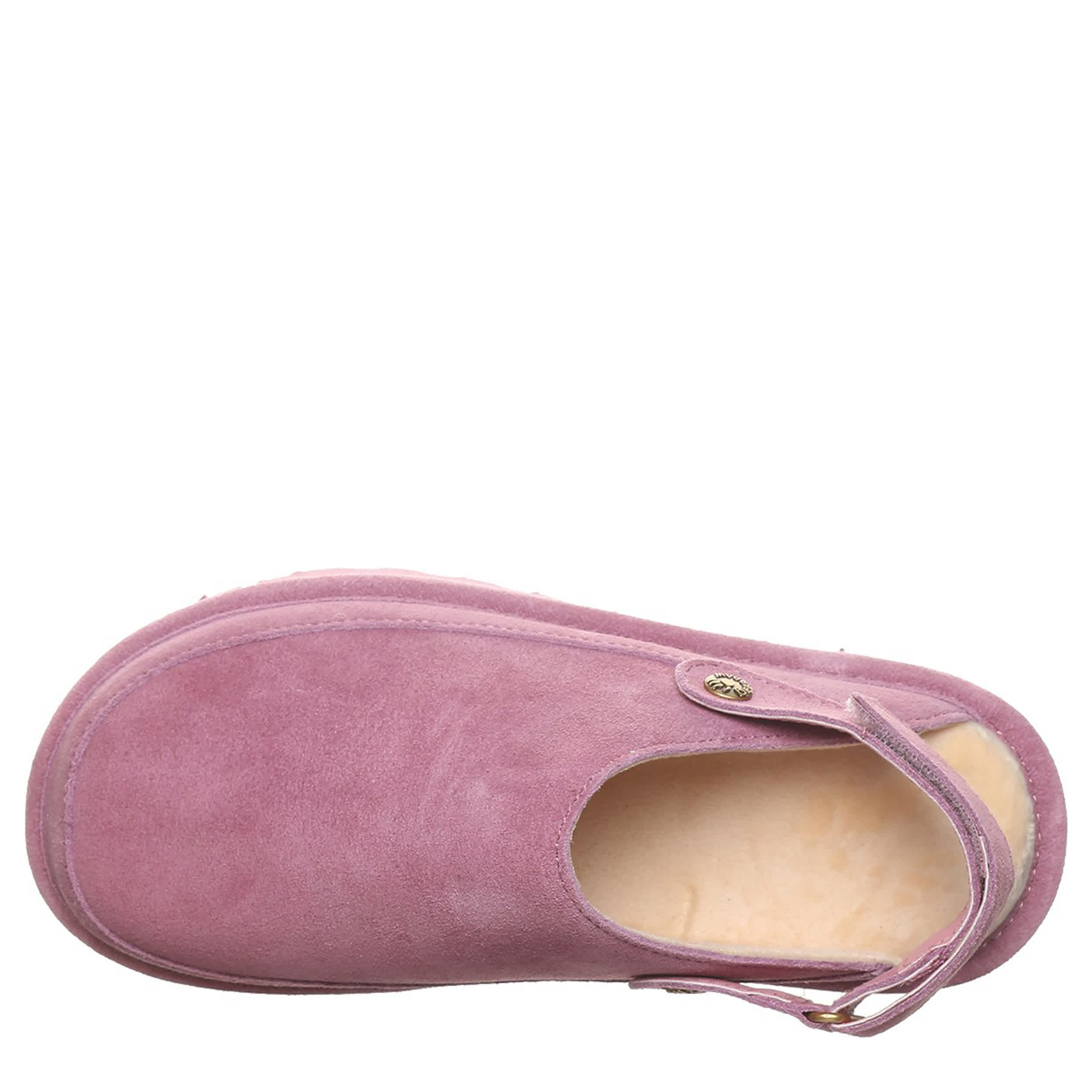 BEARPAW-GIRLS LITTLE-BIG KID BROOKE YOUTH SLIPPER-ROSE GOLD & 