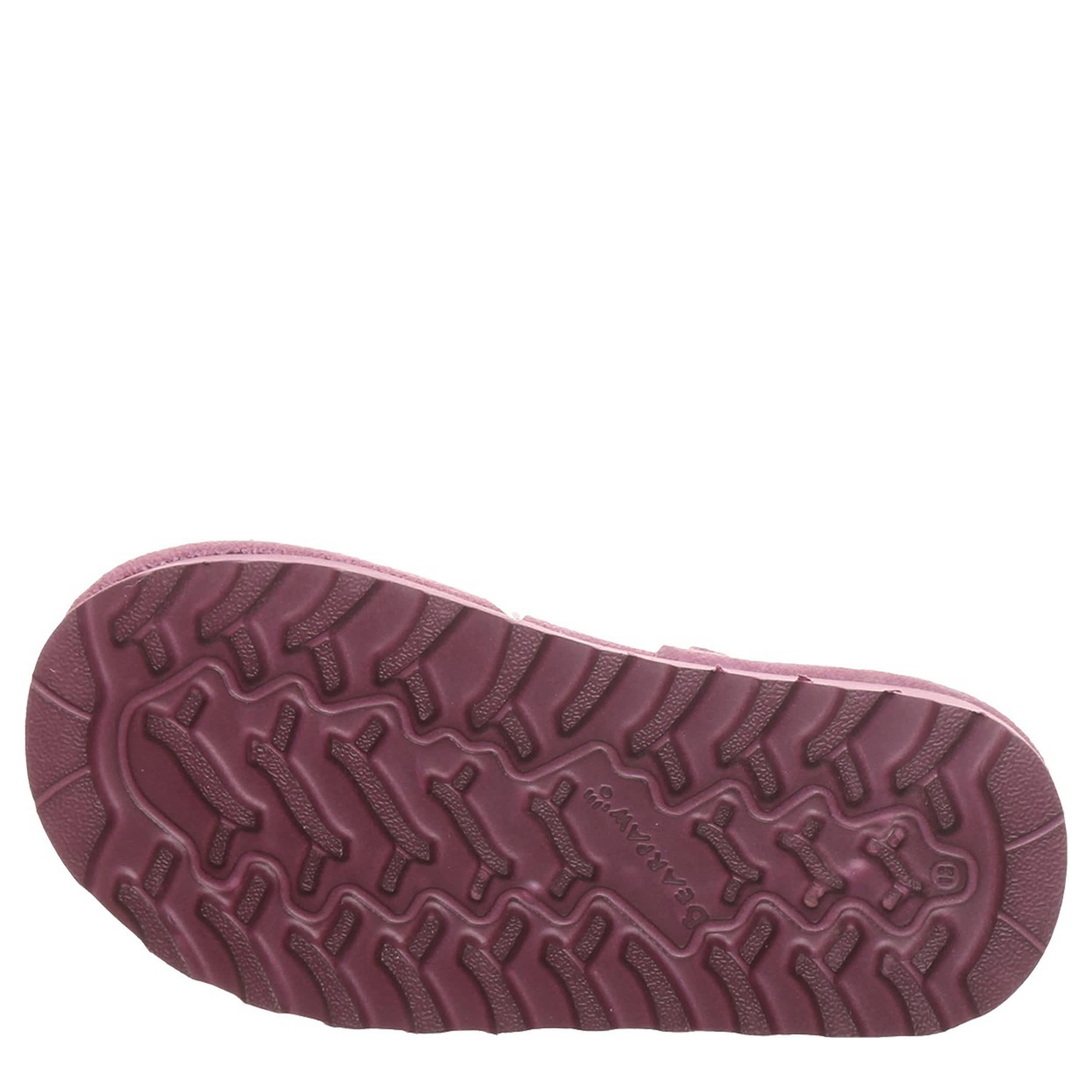 BEARPAW-GIRLS LITTLE-BIG KID BROOKE YOUTH SLIPPER-ROSE GOLD & 