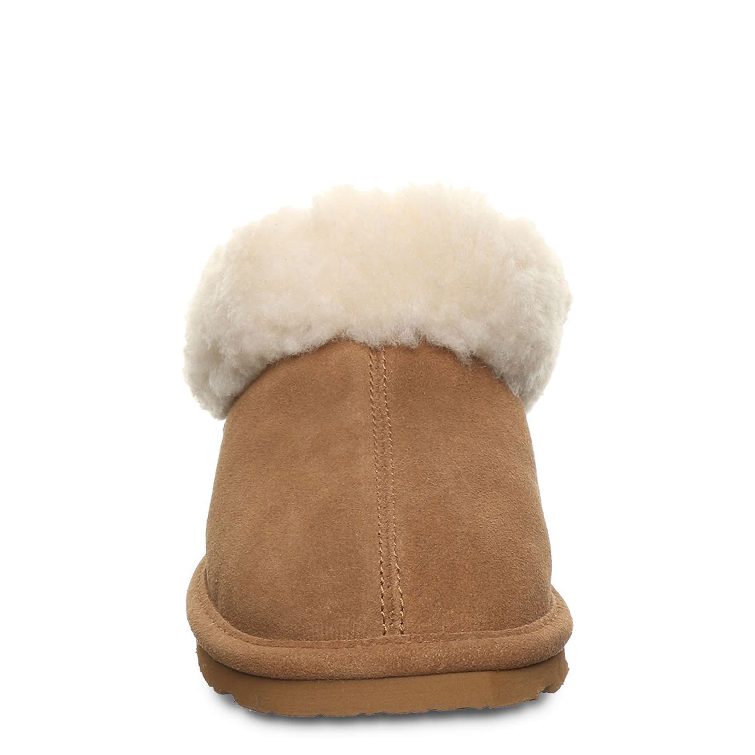BEARPAW-GIRLS LITTLE-BIG KID DELANIE YOUTH SLIPPER-BROWN & 