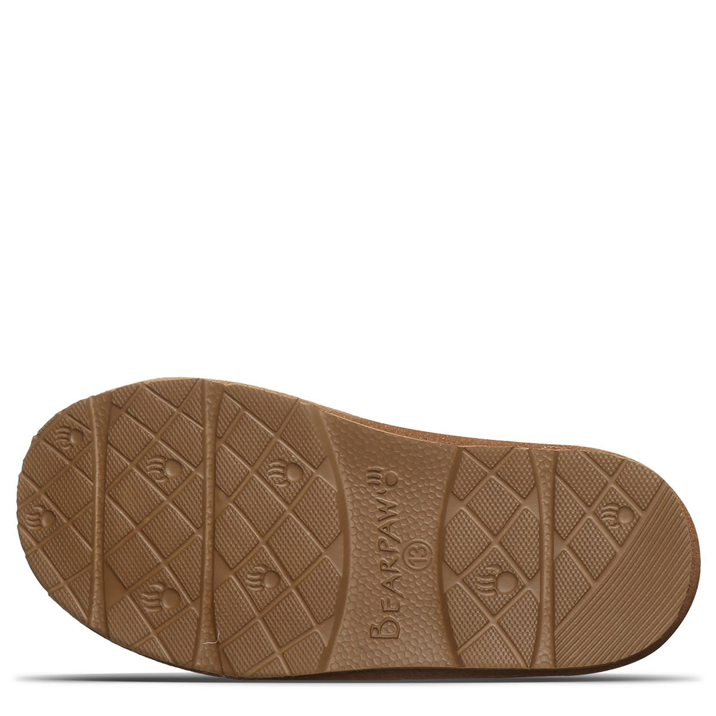 BEARPAW-GIRLS LITTLE-BIG KID DELANIE YOUTH SLIPPER-BROWN & 
