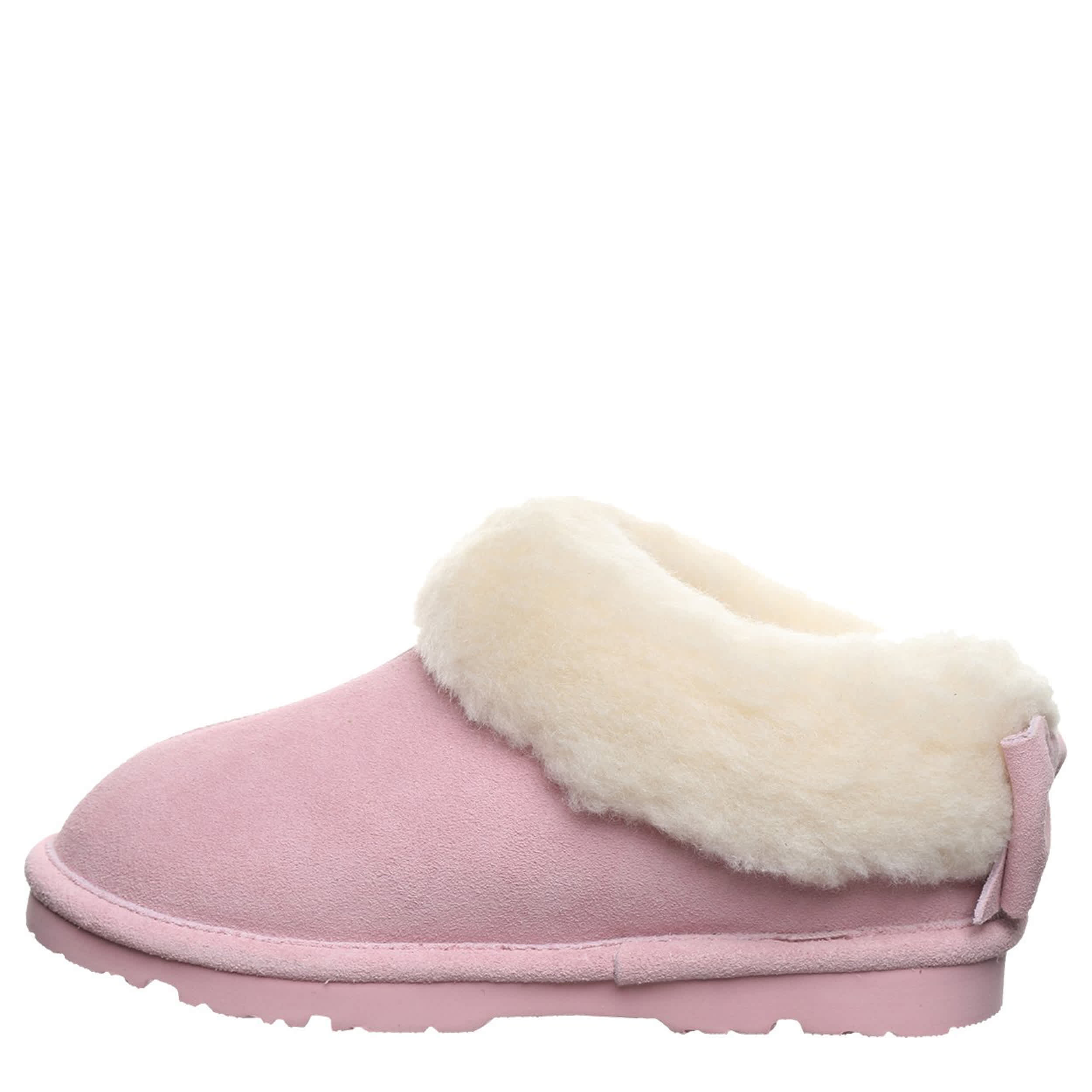 BEARPAW-GIRLS LITTLE-BIG KID DELANIE YOUTH SLIPPER-PINK & 