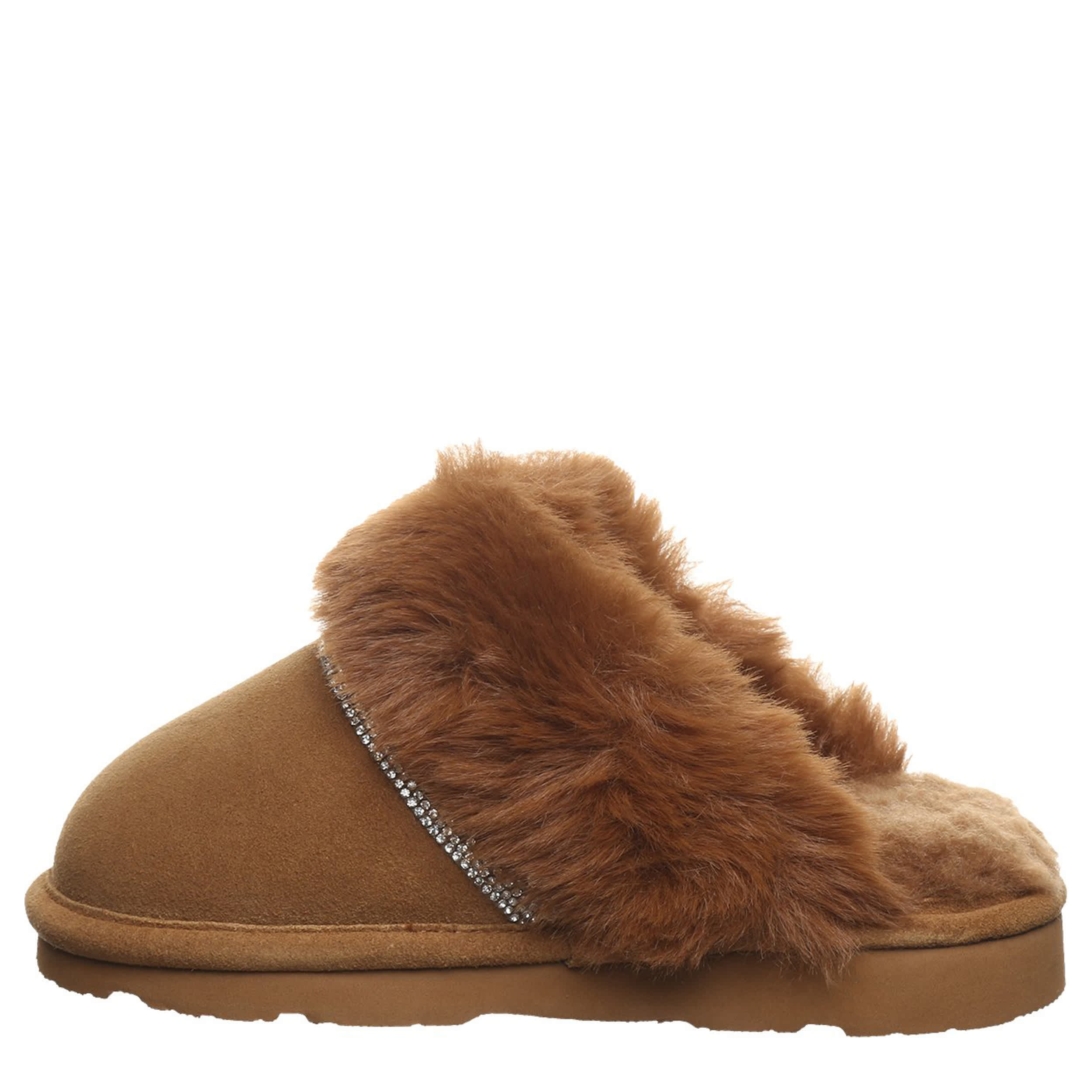 BEARPAW-GIRLS LITTLE-BIG KID PYPER YOUTH SLIPPER-BROWN & 