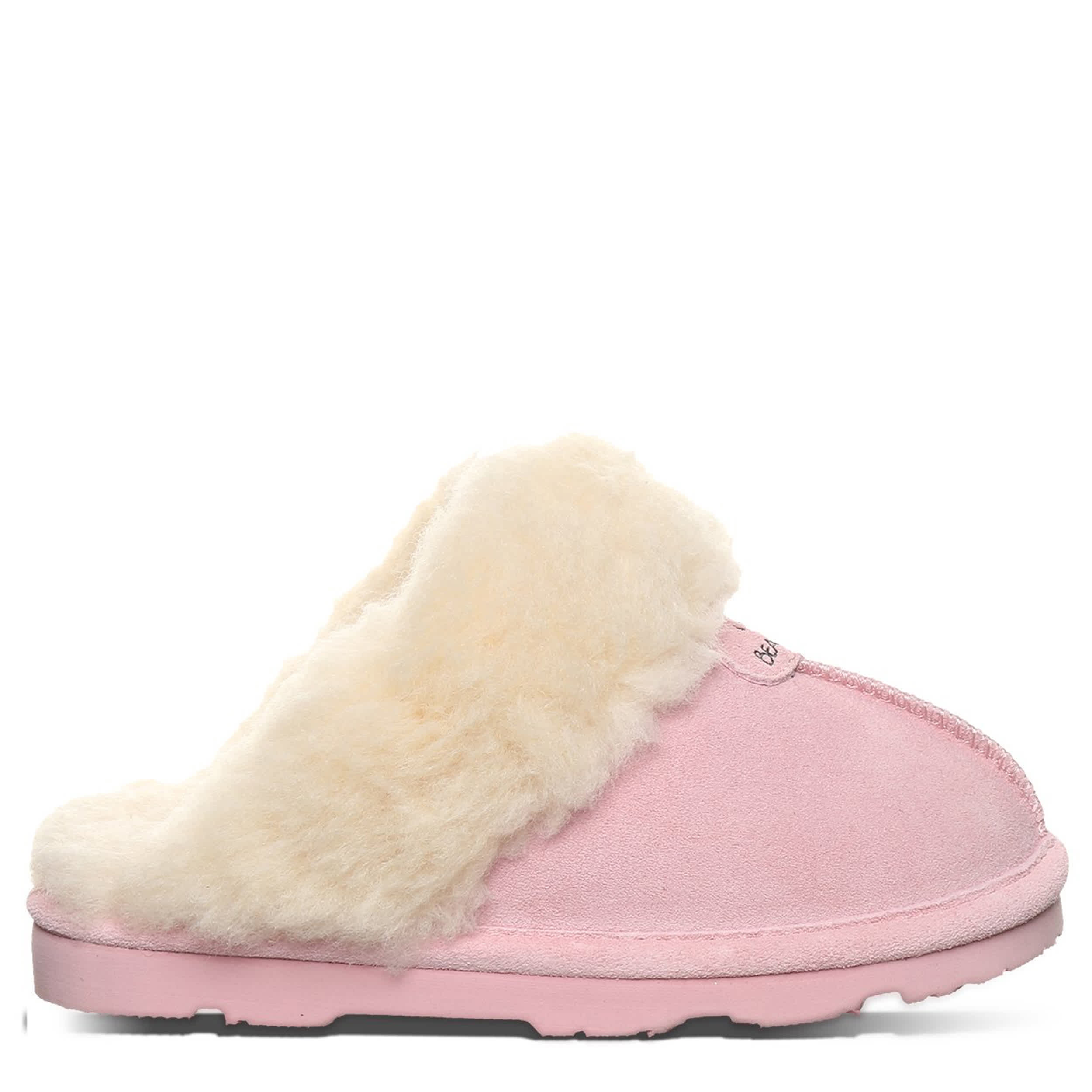 BEARPAW-GIRLS LITTLE-BIG KID LOKI YOUTH SLIPPER-PINK & 