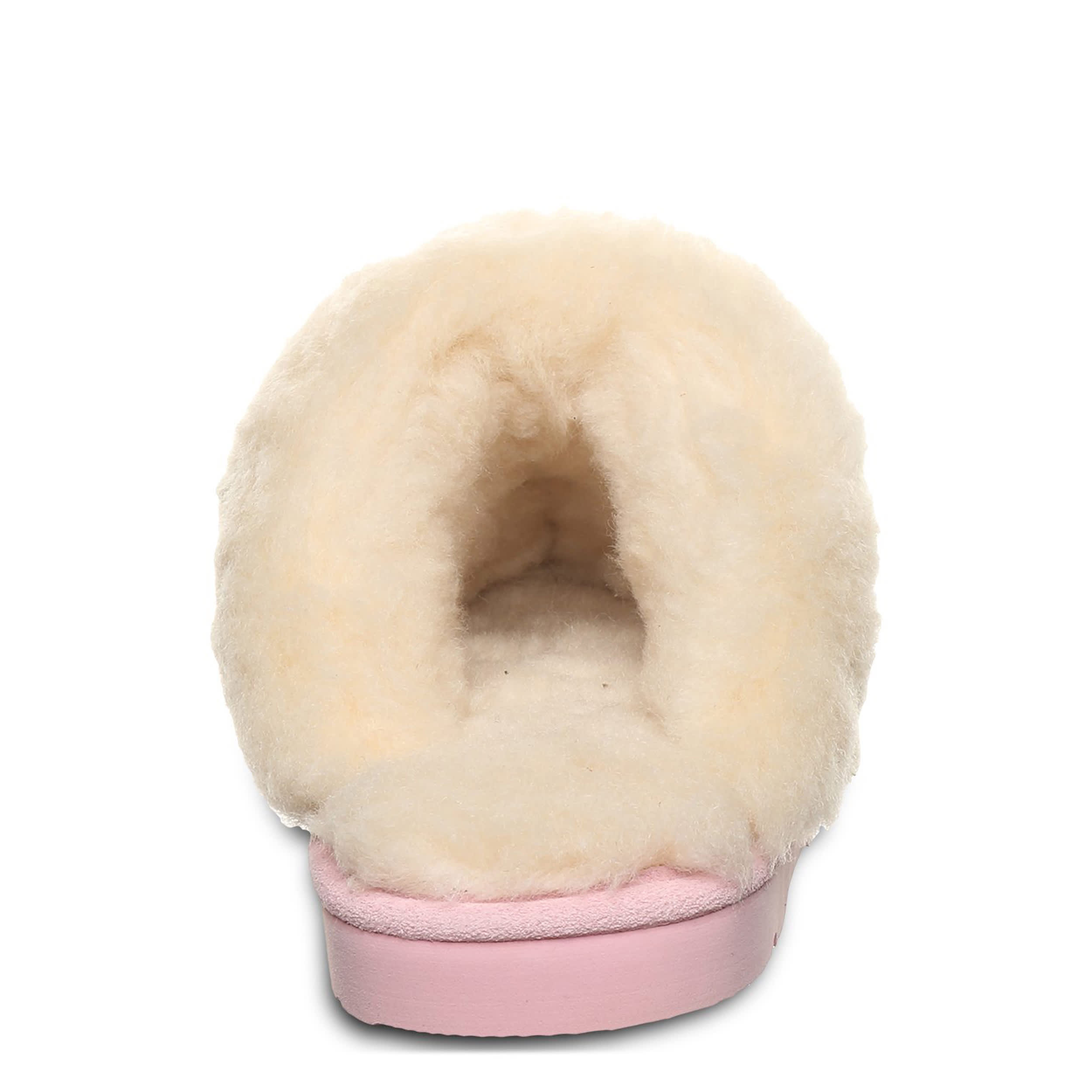 BEARPAW-GIRLS LITTLE-BIG KID LOKI YOUTH SLIPPER-PINK & 