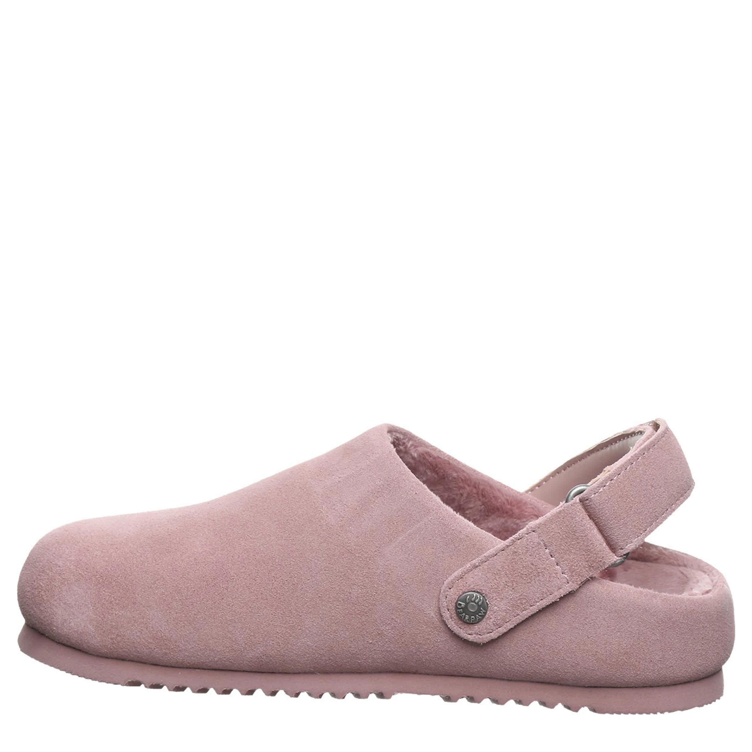 BEARPAW-GIRLS LITTLE-BIG KID APRIL YOUTH SLIPPER-PALE PINK & 