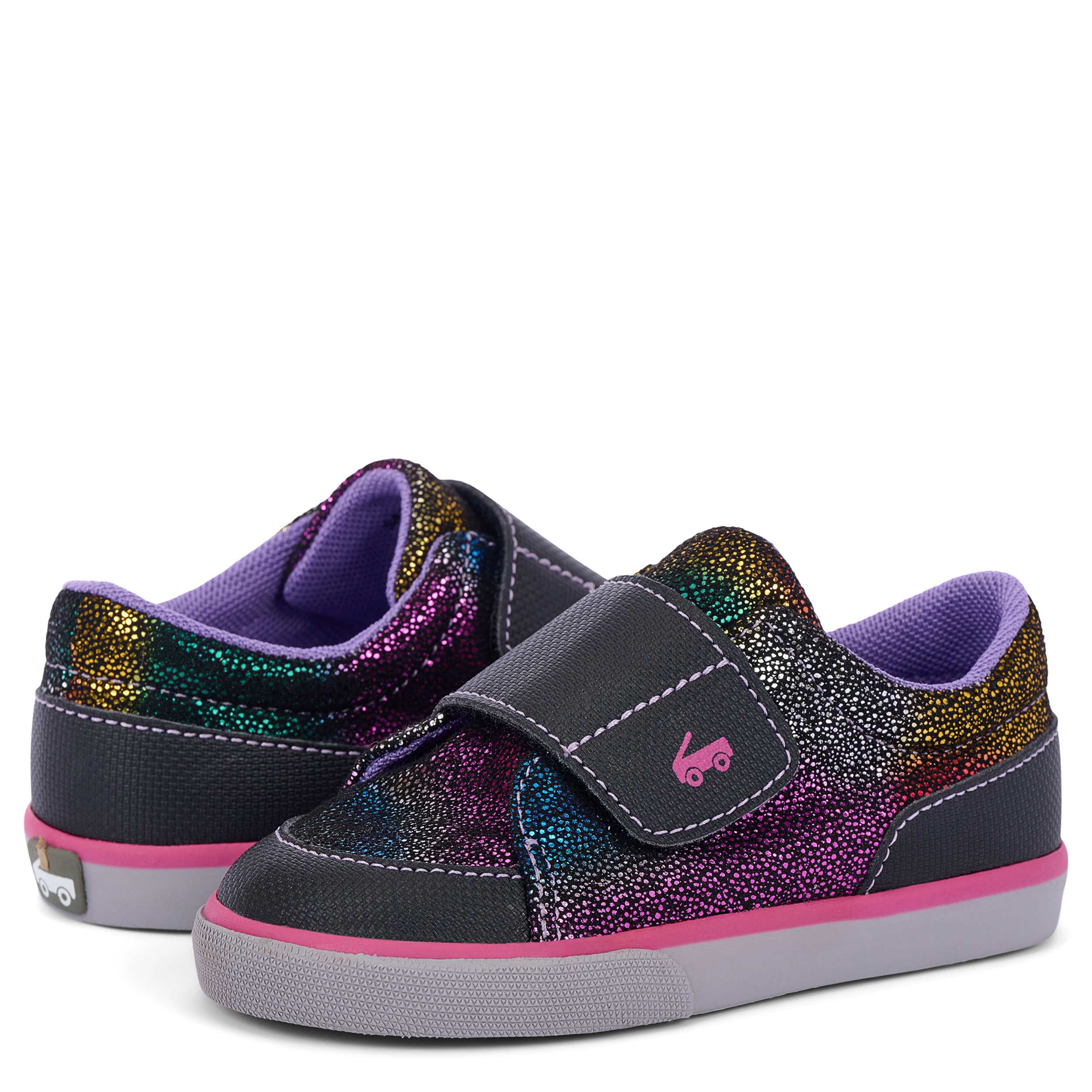 SEE KAI RUN-BOYS TODDLER TONI SNEAKER-BLACK & MULTICOLOR