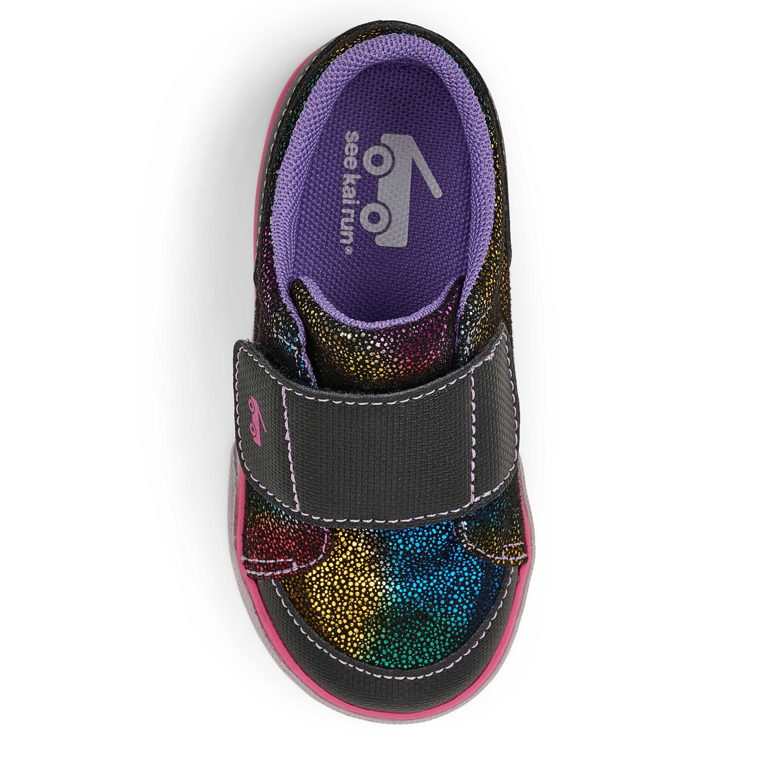SEE KAI RUN-BOYS TODDLER TONI SNEAKER-BLACK & MULTICOLOR