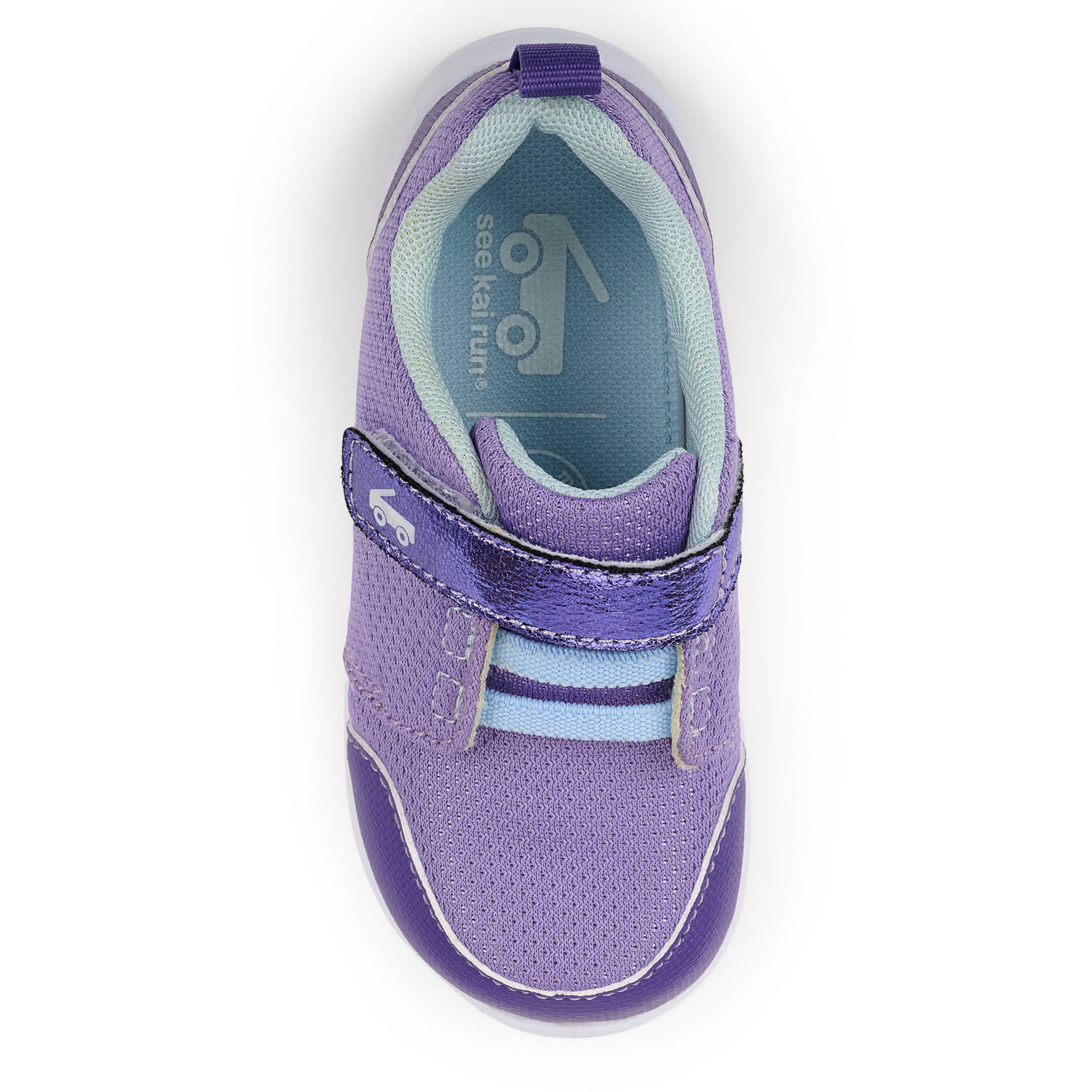 SEE KAI RUN-GIRLS TODDLER SPARK LACE SNEAKER-PURPLE & 