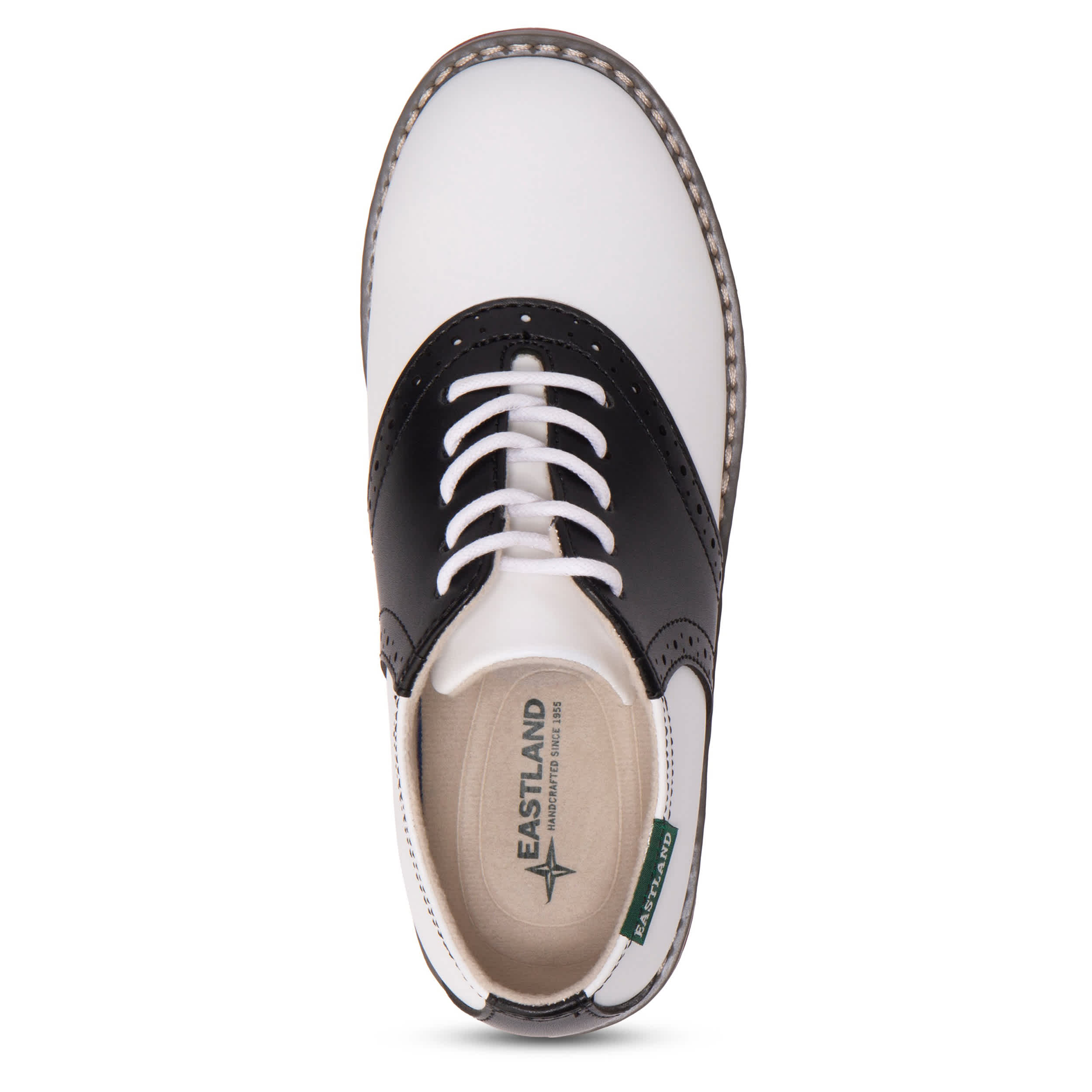 EASTLAND-BOYS LITTLE-BIG KID SADIE OXFORD-BLACK & WHITE
