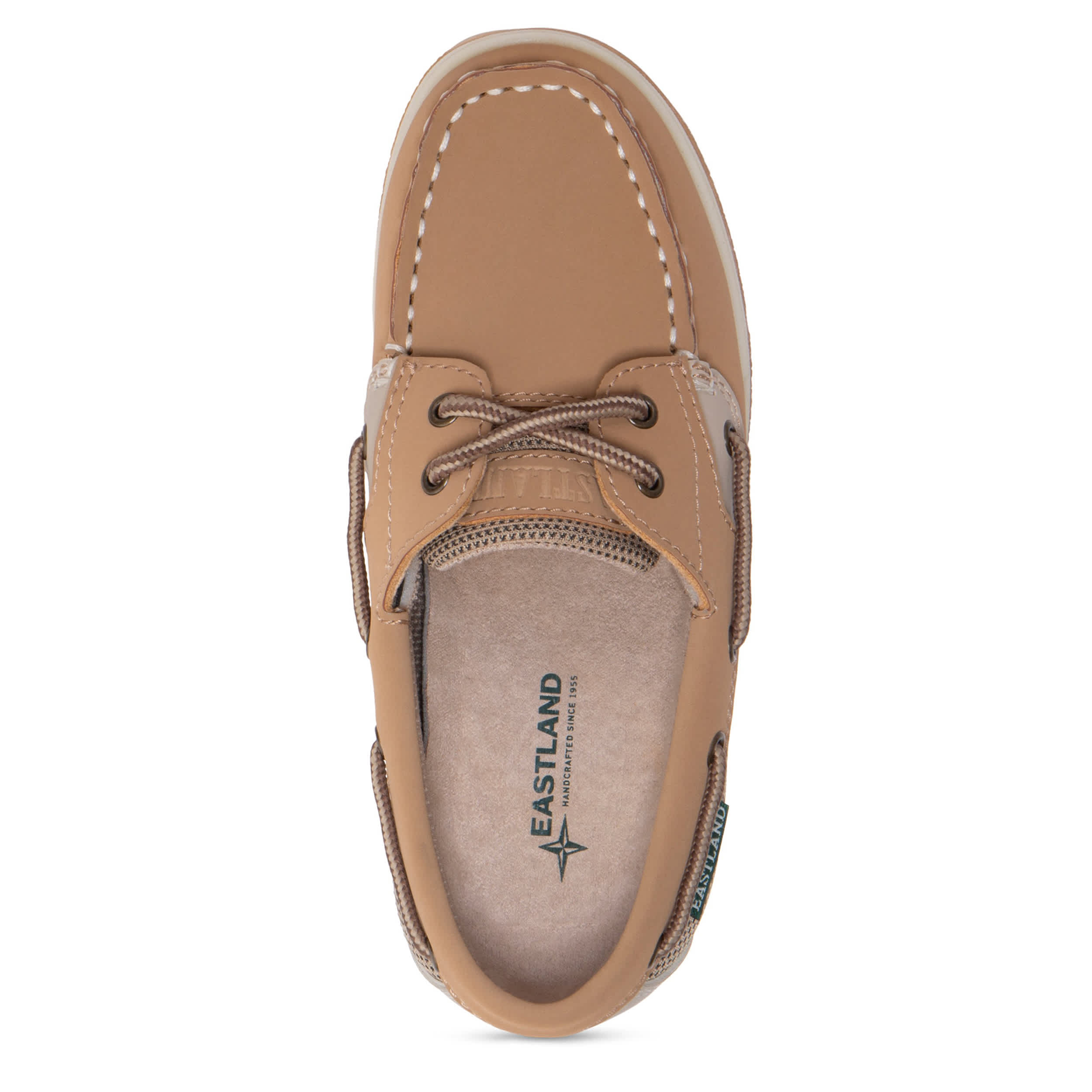 EASTLAND-BOYS LITTLE-BIG KID SOLSTICE BOAT SHOE-TAN & 