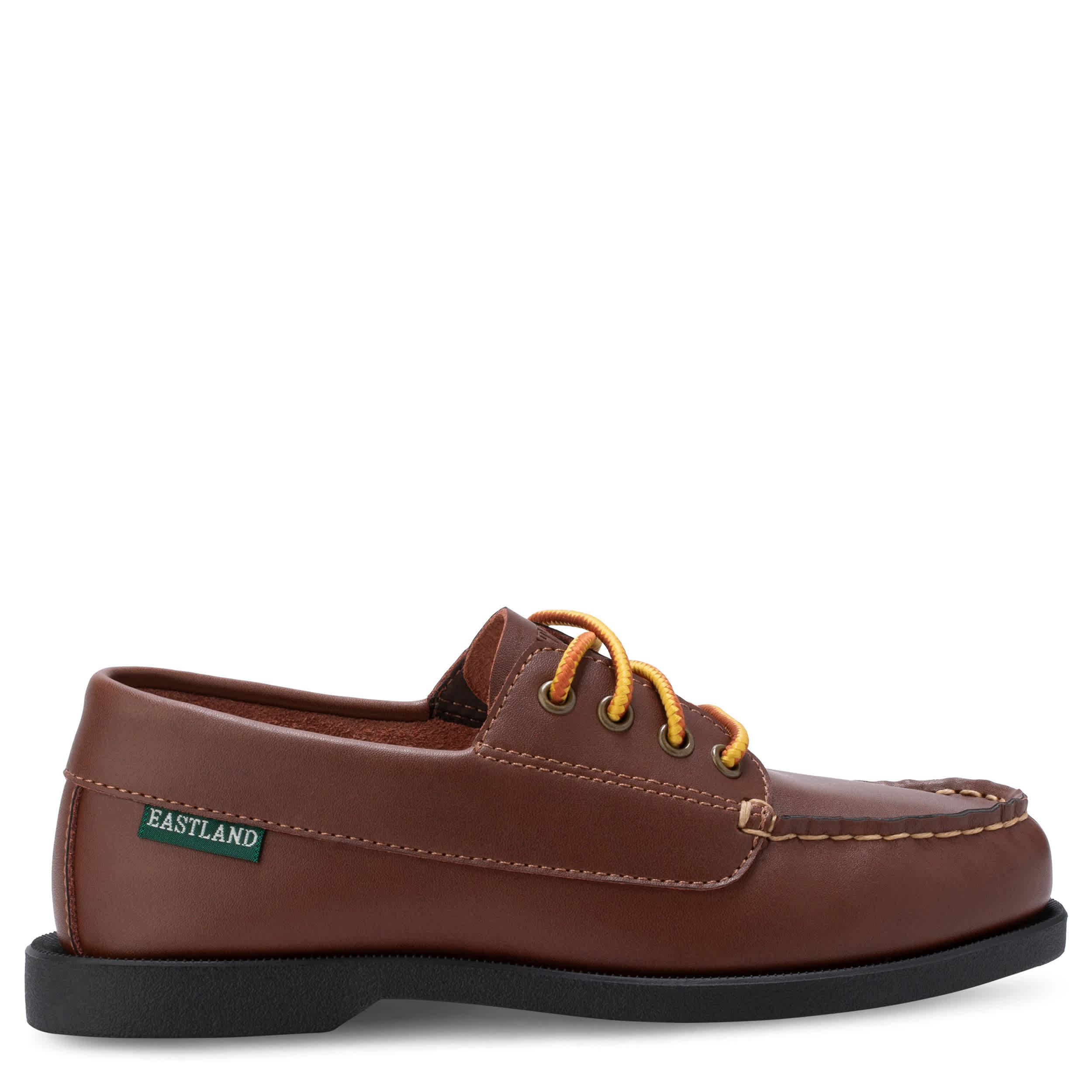 EASTLAND-BOYS LITTLE-BIG KID FALMOUTH BOAT SHOE-TAN & 