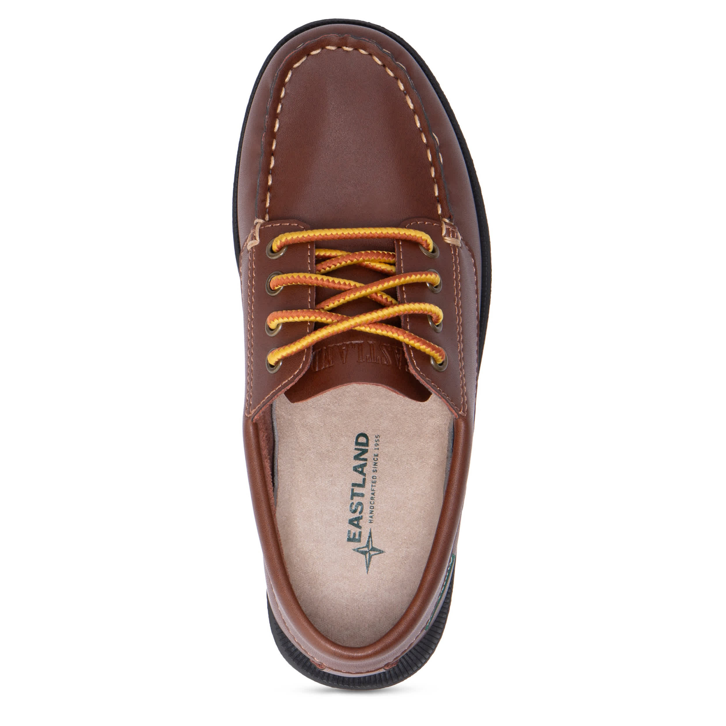 EASTLAND-BOYS LITTLE-BIG KID FALMOUTH BOAT SHOE-TAN & 