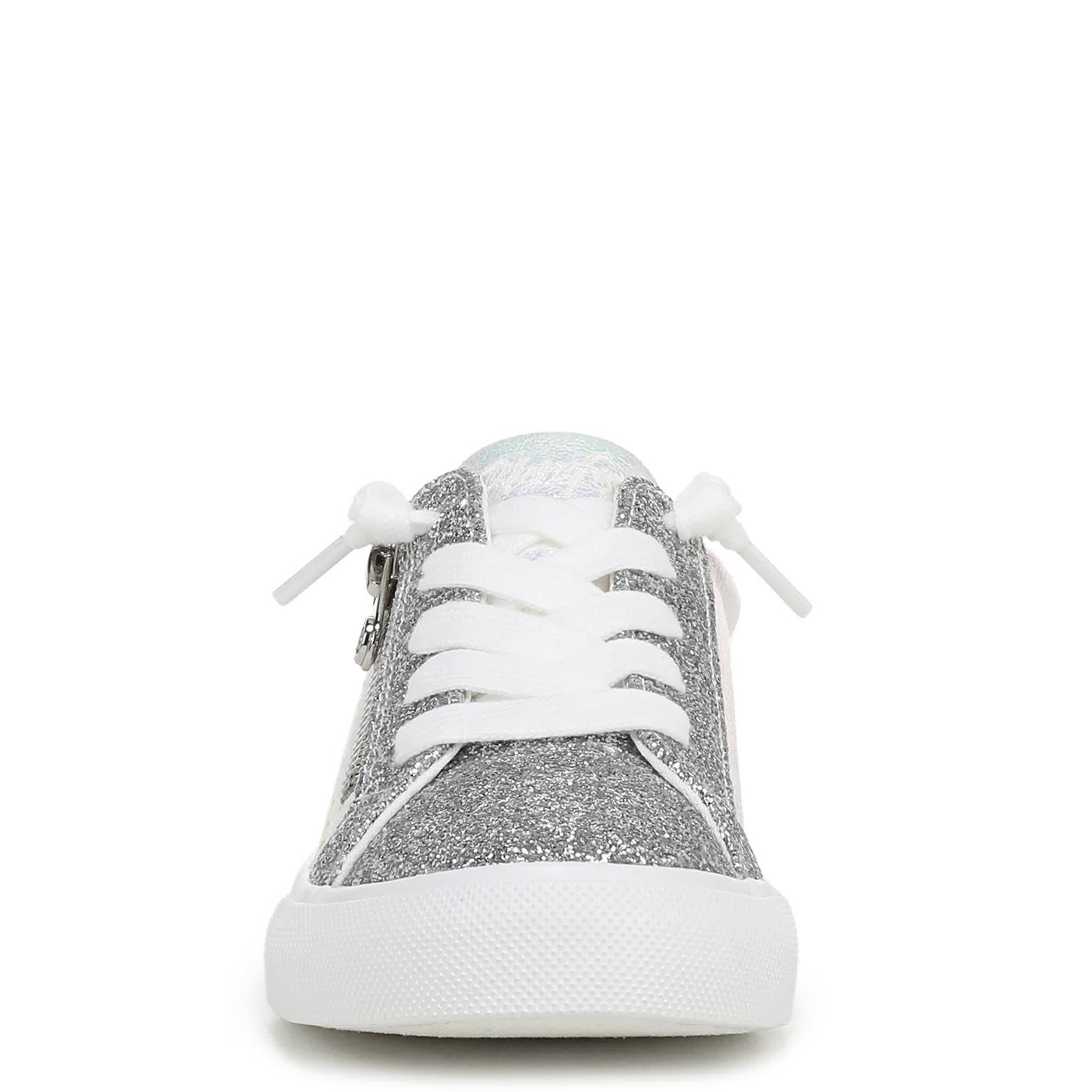 BLOWFISH MALIBU-GIRLS LITTLE-BIG KID PERFECT-K SNEAKER-SILVER & 