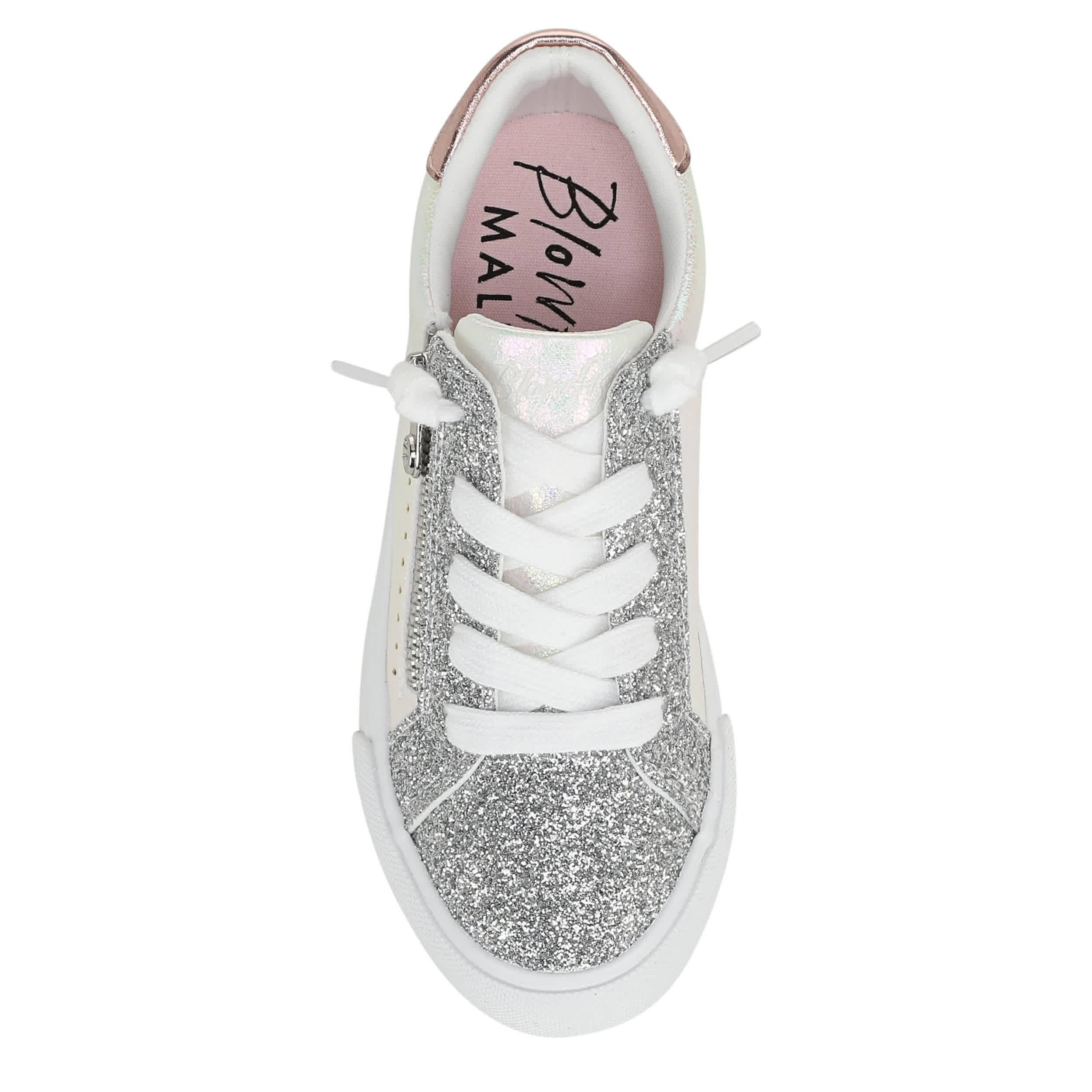 BLOWFISH MALIBU-GIRLS LITTLE-BIG KID PERFECT-K SNEAKER-SILVER & 