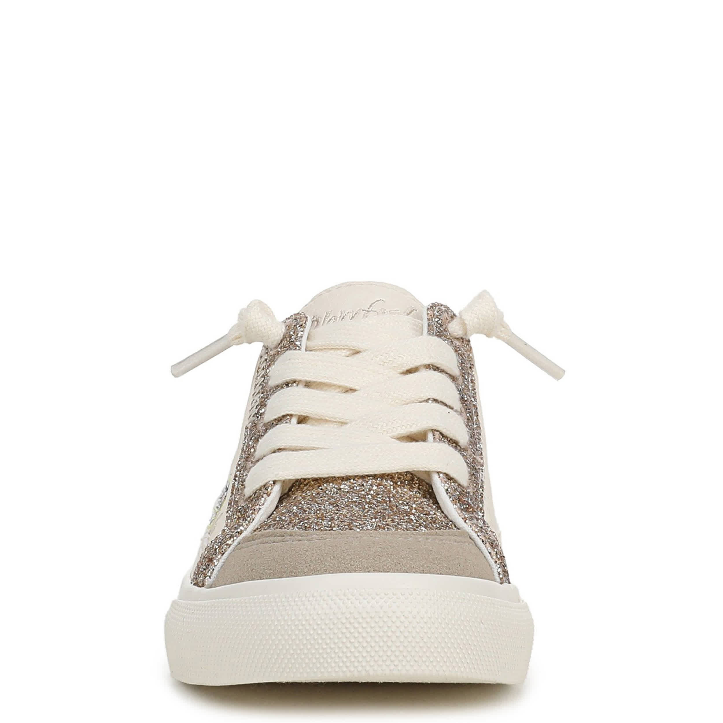 BLOWFISH MALIBU-GIRLS LITTLE-BIG KID PEBBLE 3-K SNEAKER-OFF WHITE & GOLD