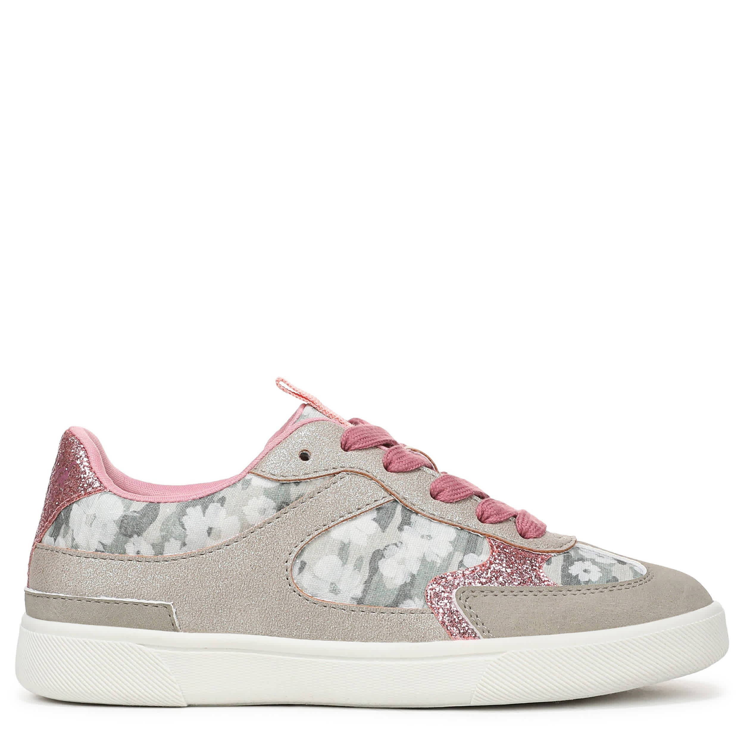 BLOWFISH MALIBU-GIRLS LITTLE-BIG KID TASTIC-K SNEAKER-GREY & PINK