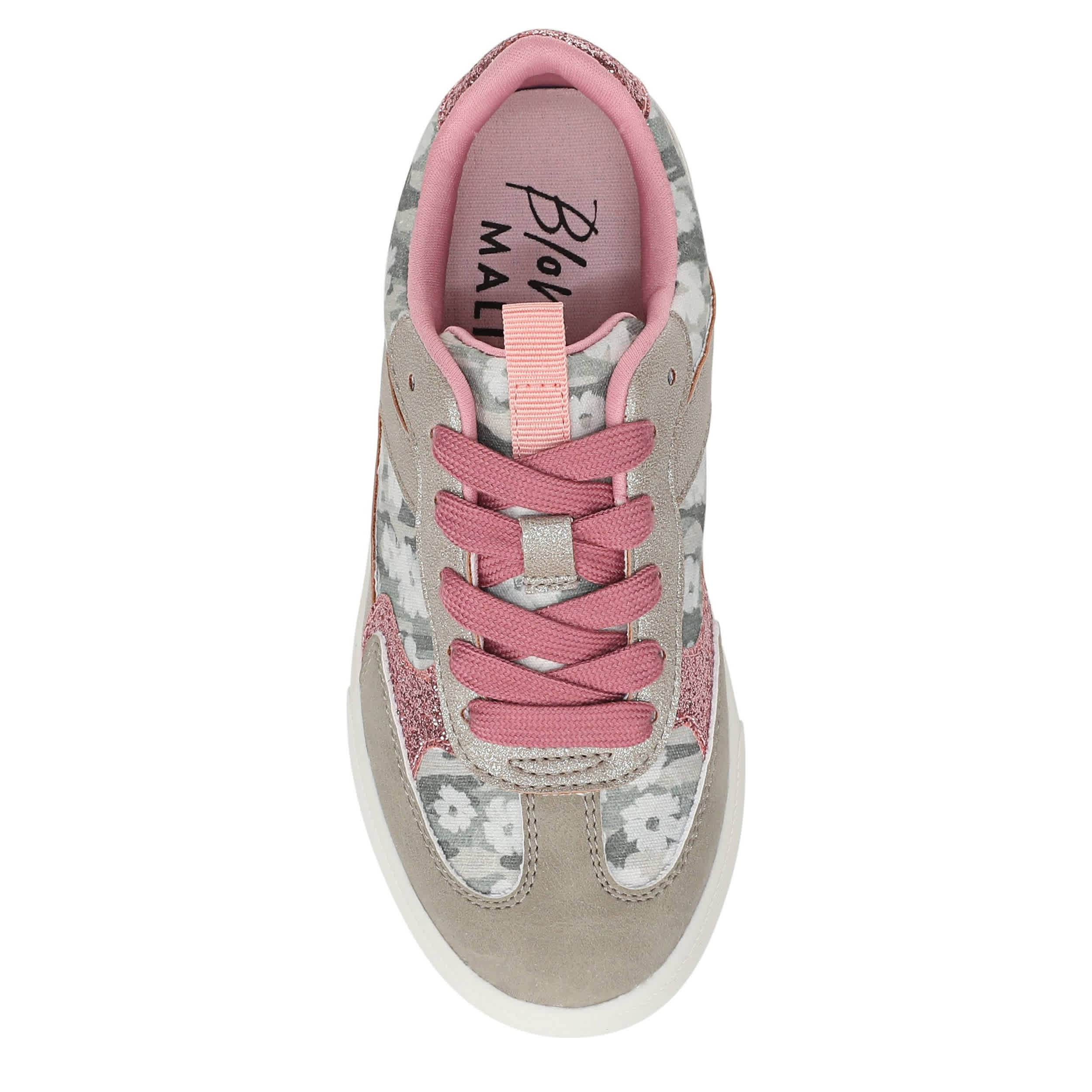 BLOWFISH MALIBU-GIRLS LITTLE-BIG KID TASTIC-K SNEAKER-GREY & PINK
