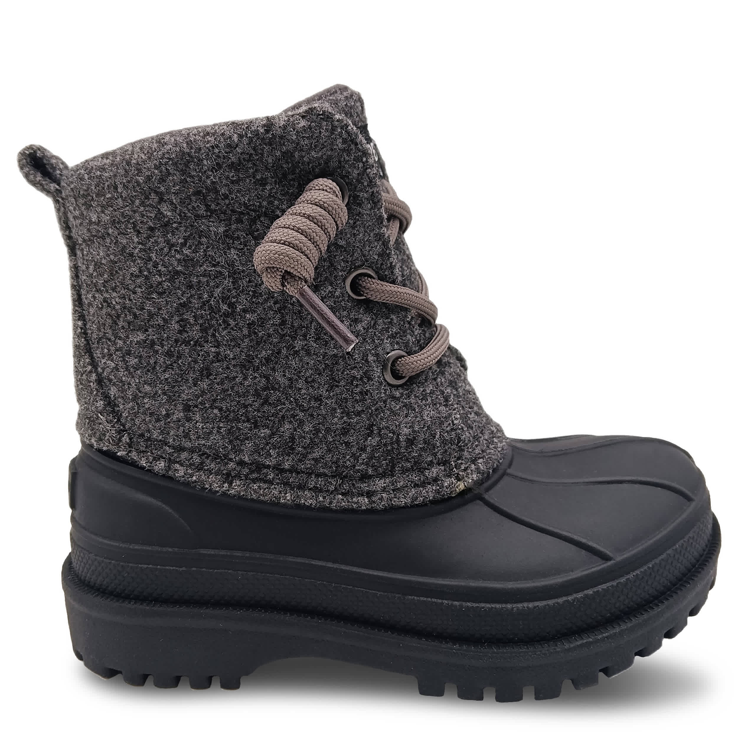SPERRY-BOYS TODDLER  DUCK BOOT-DARK GREY & 